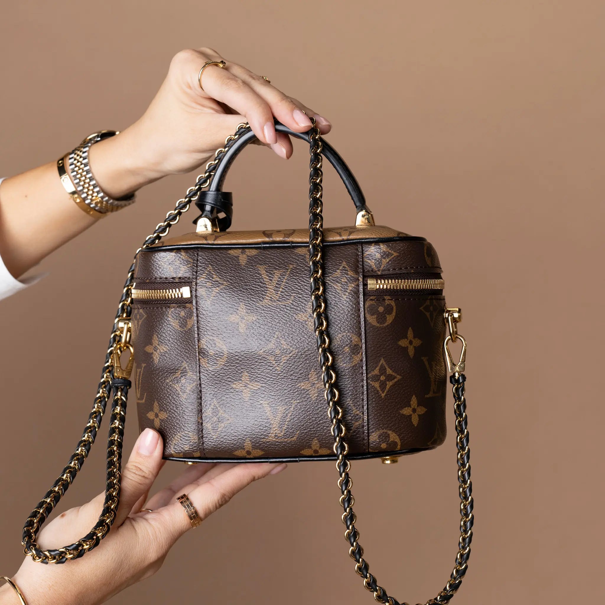 Louis Vuitton Monogram Reverse Vanity PM — Front View