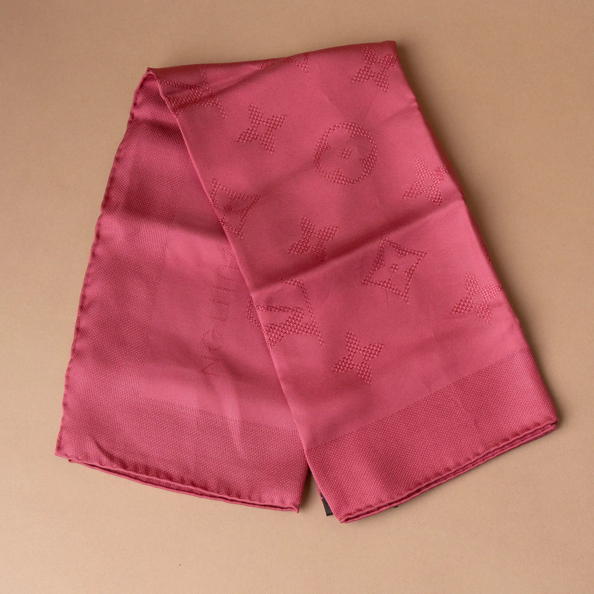 Louis Vuitton Monogram Silk Square — Front View