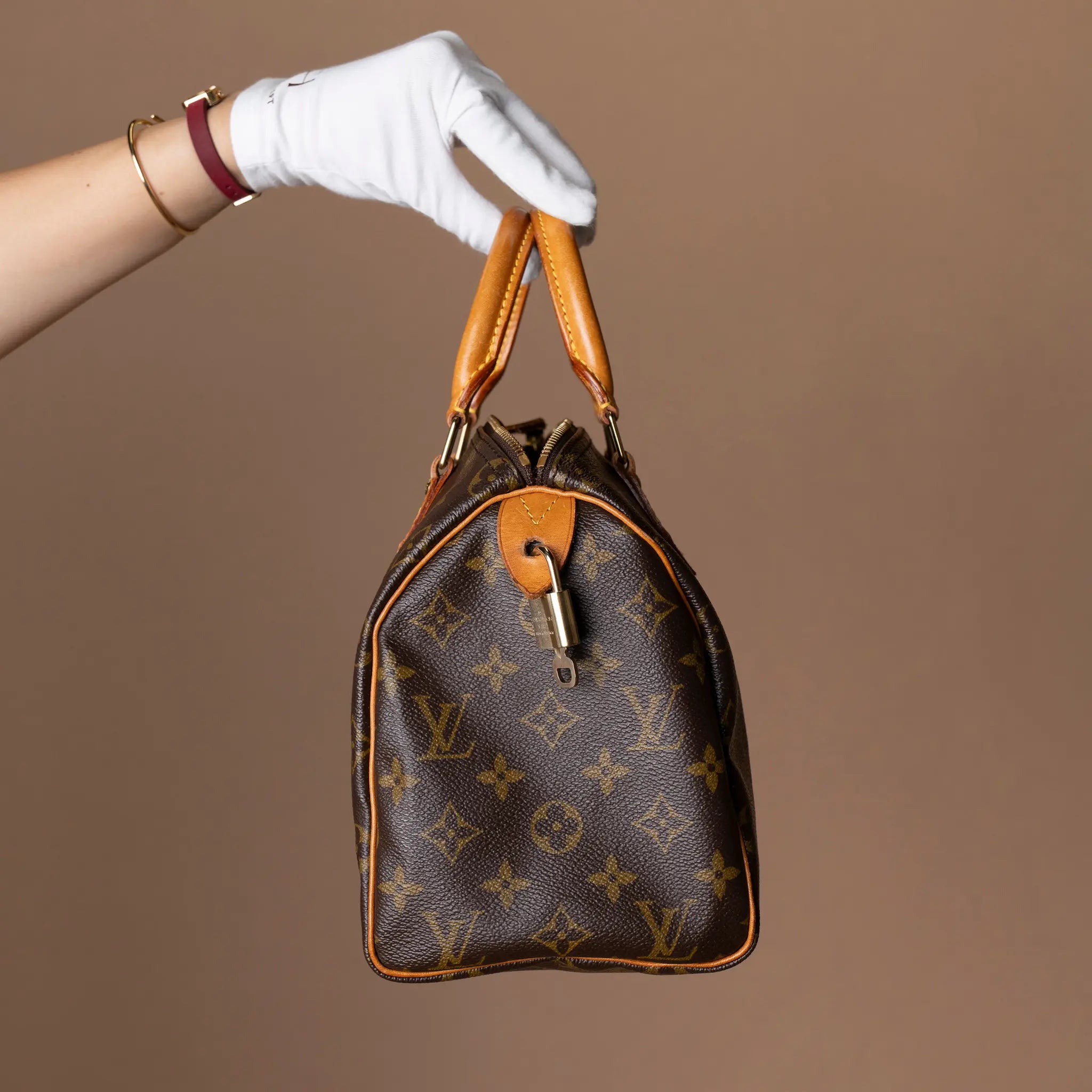 Louis Vuitton Monogram Speedy 25 — Back View