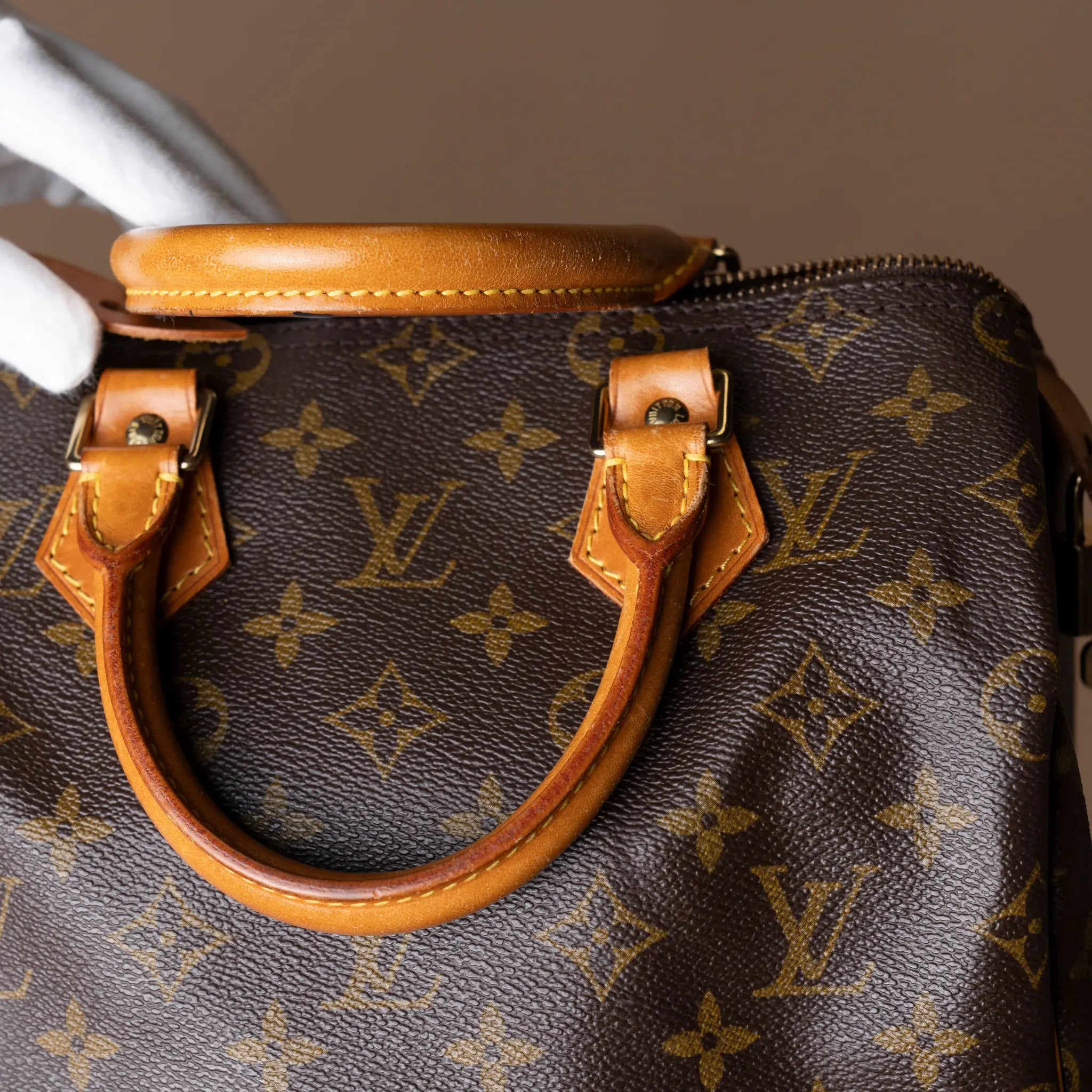 Louis Vuitton Monogram Speedy 25 — Side Profile
