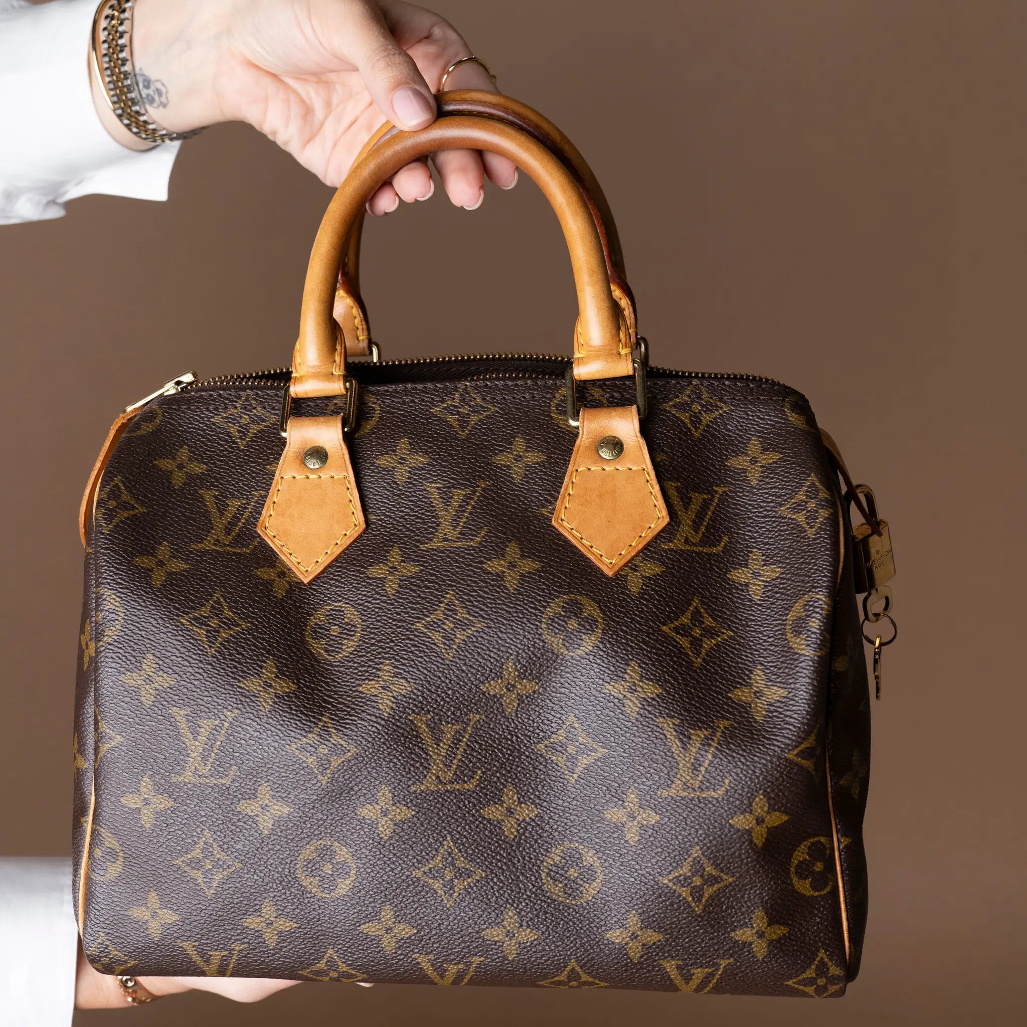 Louis Vuitton Monogram Speedy 25 — Interior Detail