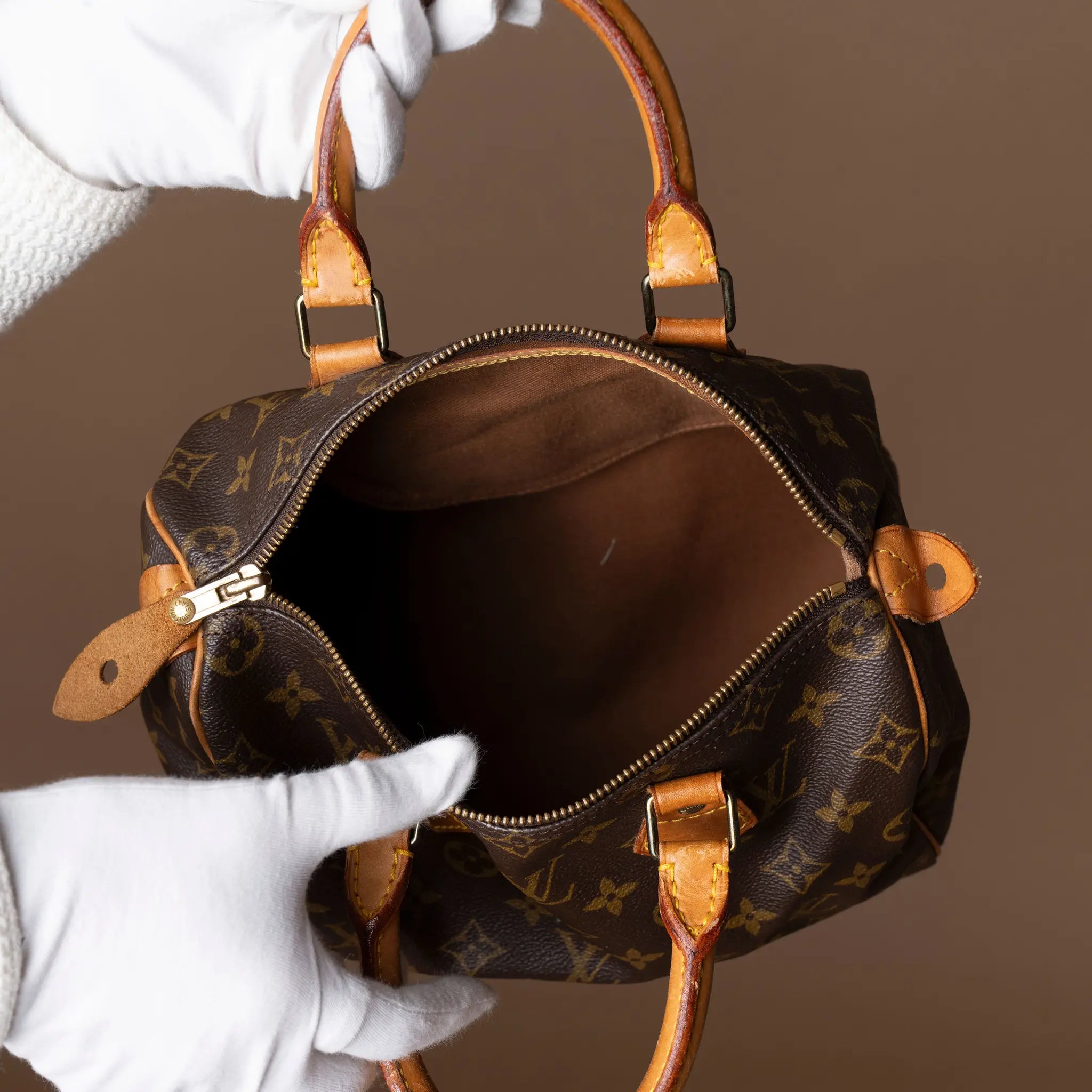 Louis Vuitton Monogram Speedy 25 — Detail View
