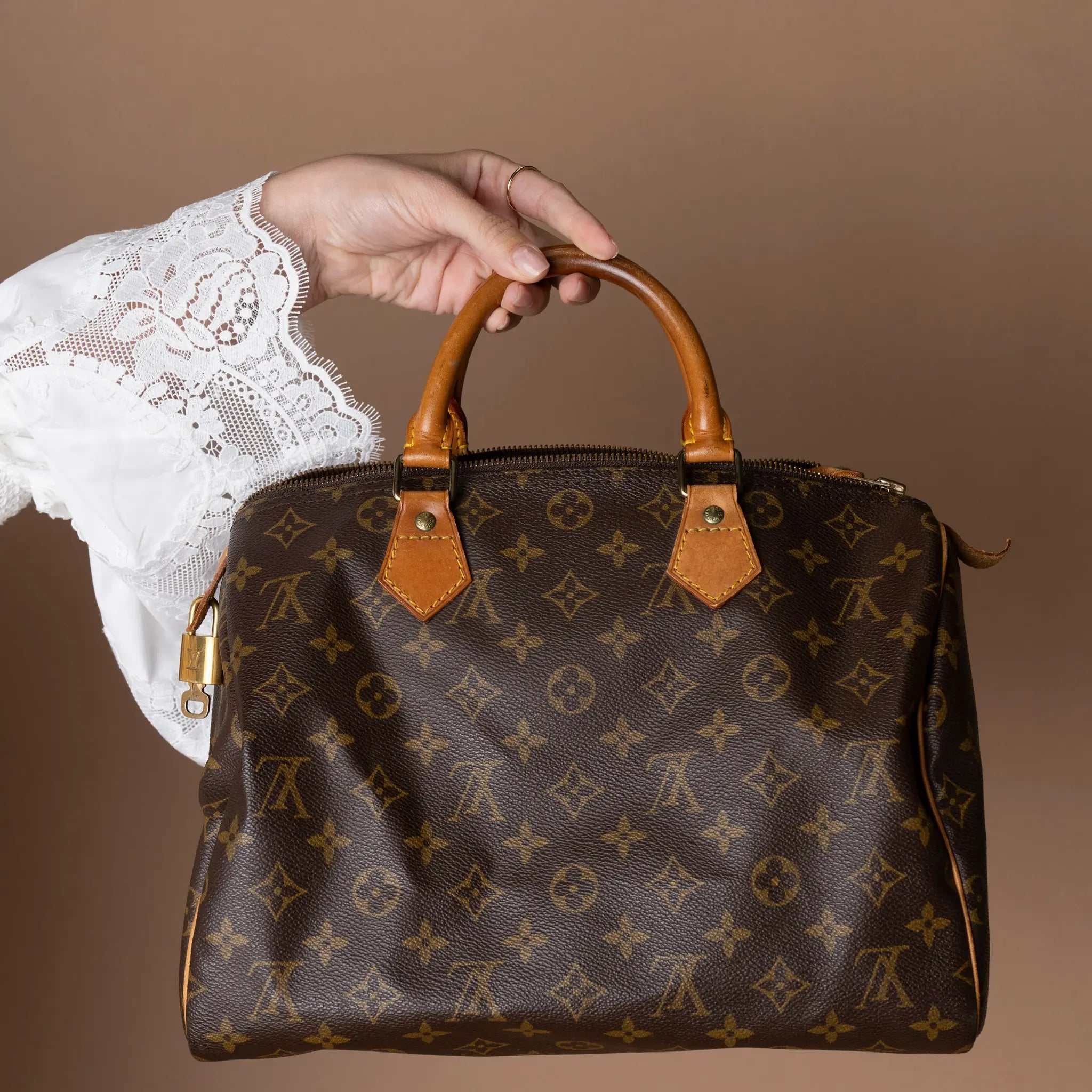 Louis Vuitton Monogram Speedy 30 — Back View