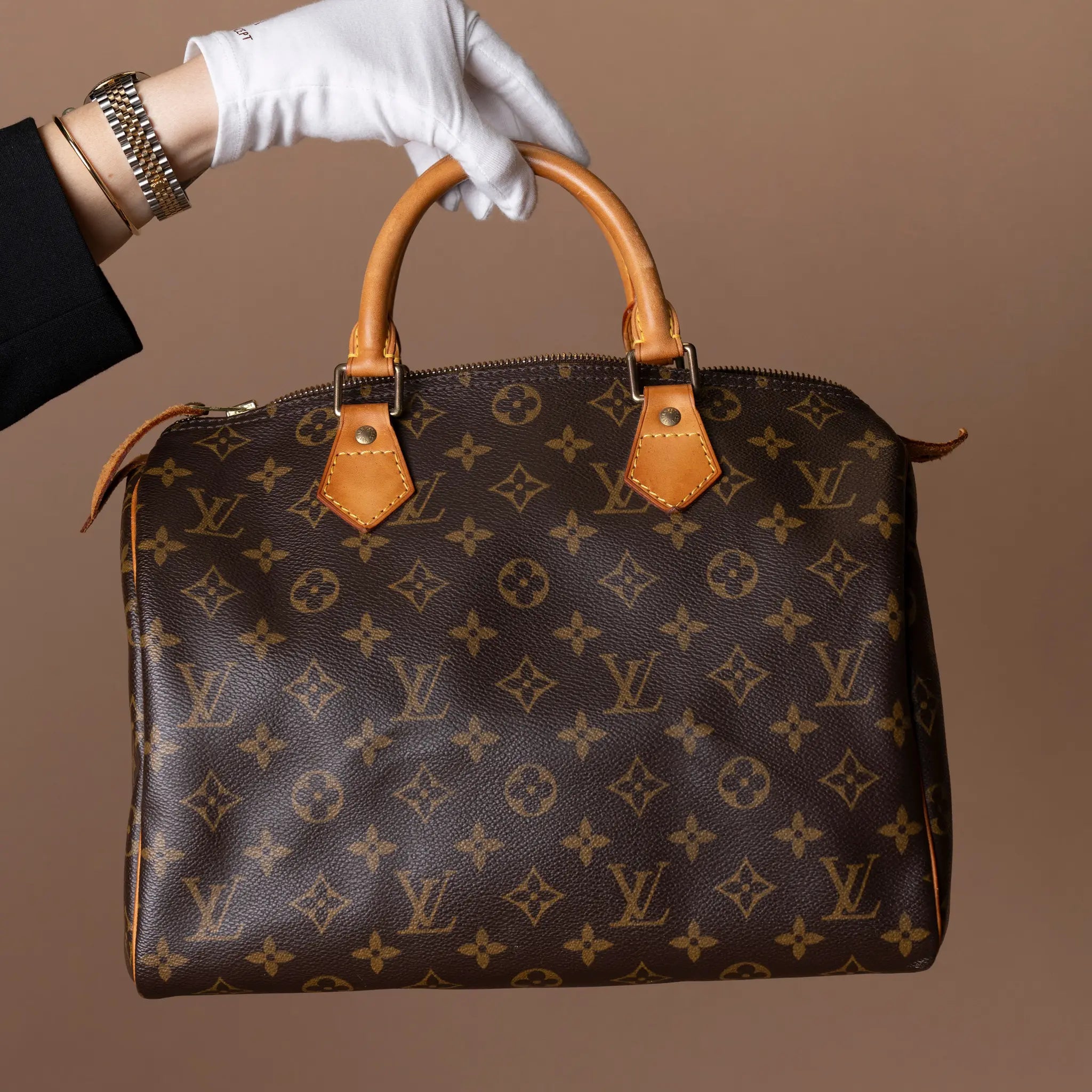 Louis Vuitton Monogram Speedy 30 — Side Profile