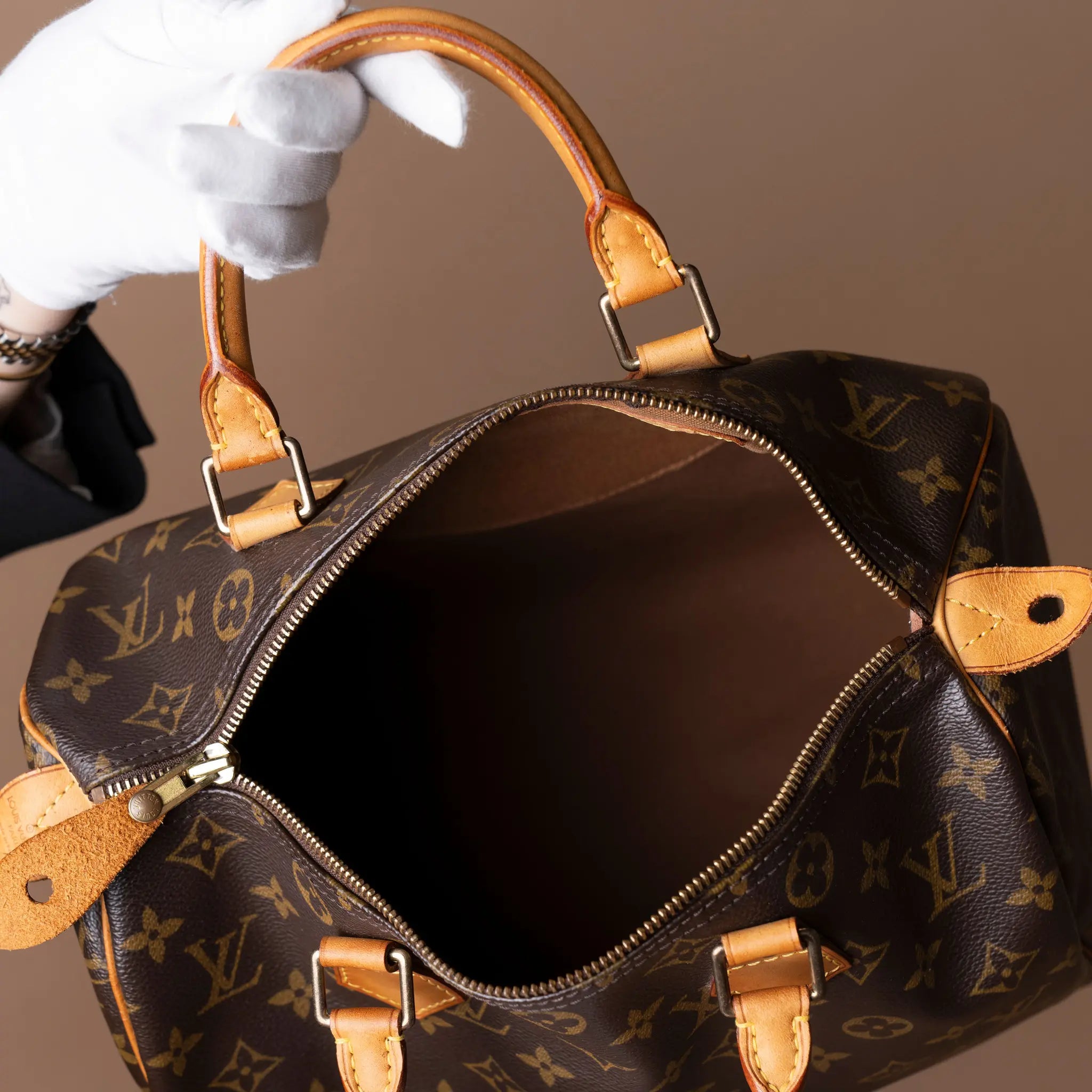 Louis Vuitton Monogram Speedy 30 — Close-up Detail