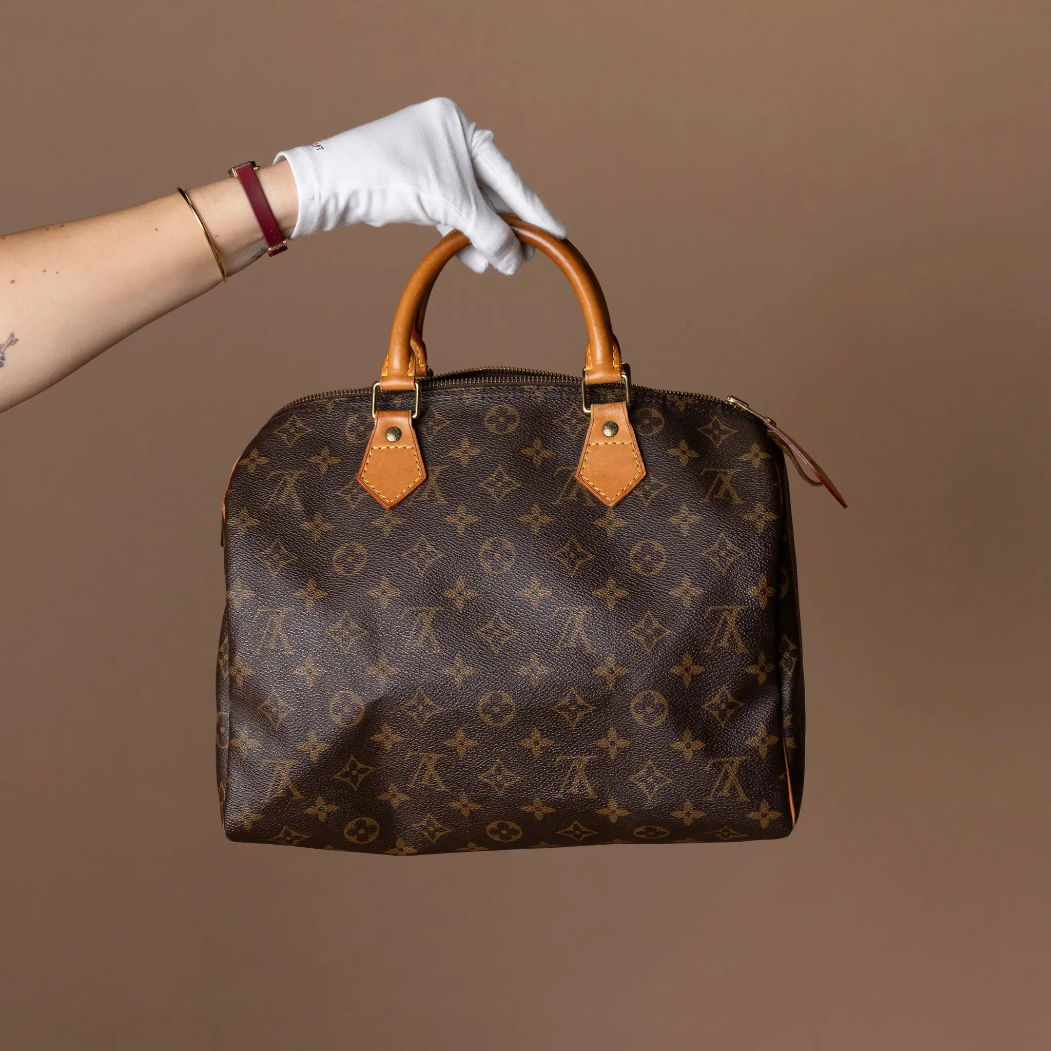 Louis Vuitton Monogram Speedy 30 — Close-up Detail