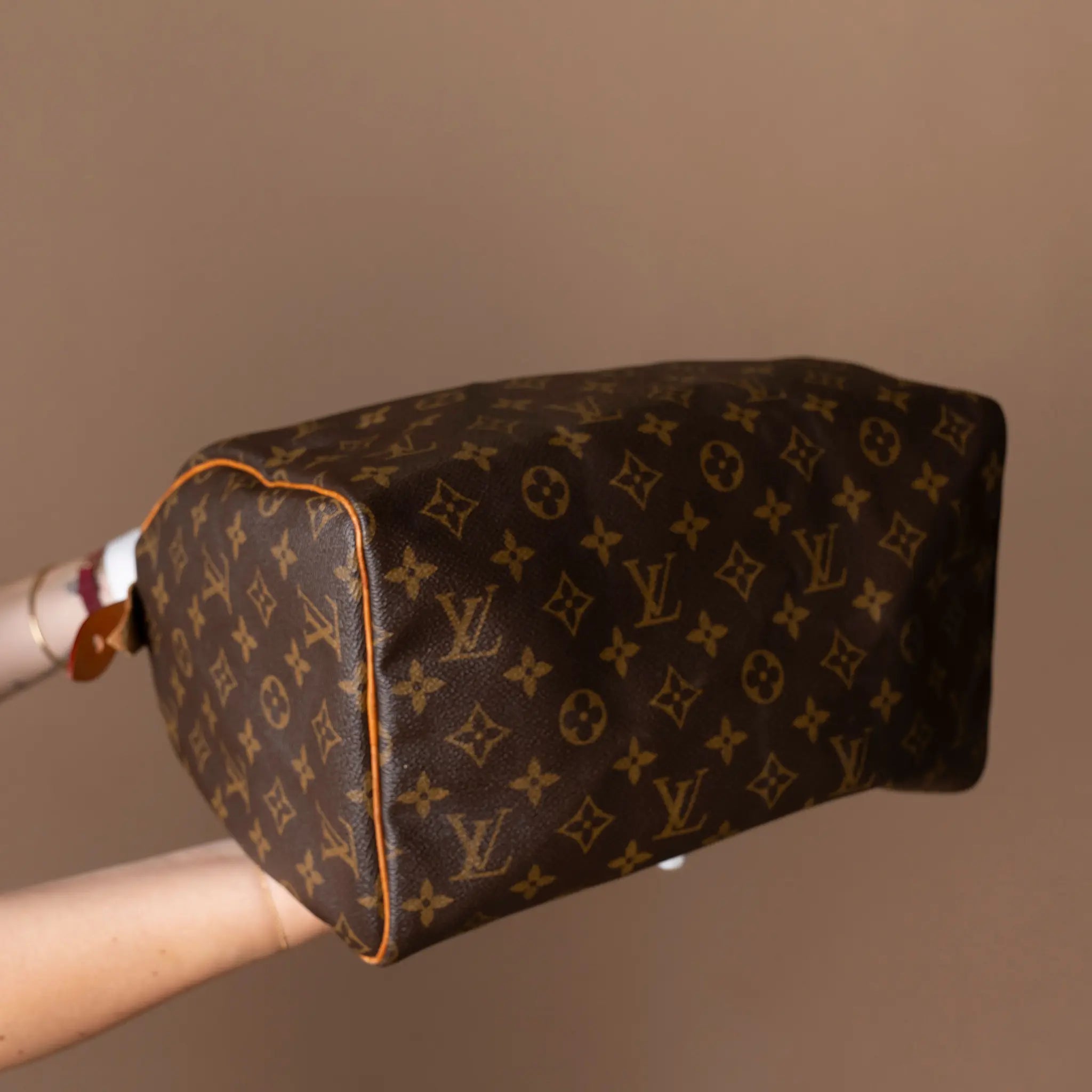 Louis Vuitton Monogram Speedy 30 — Detail View