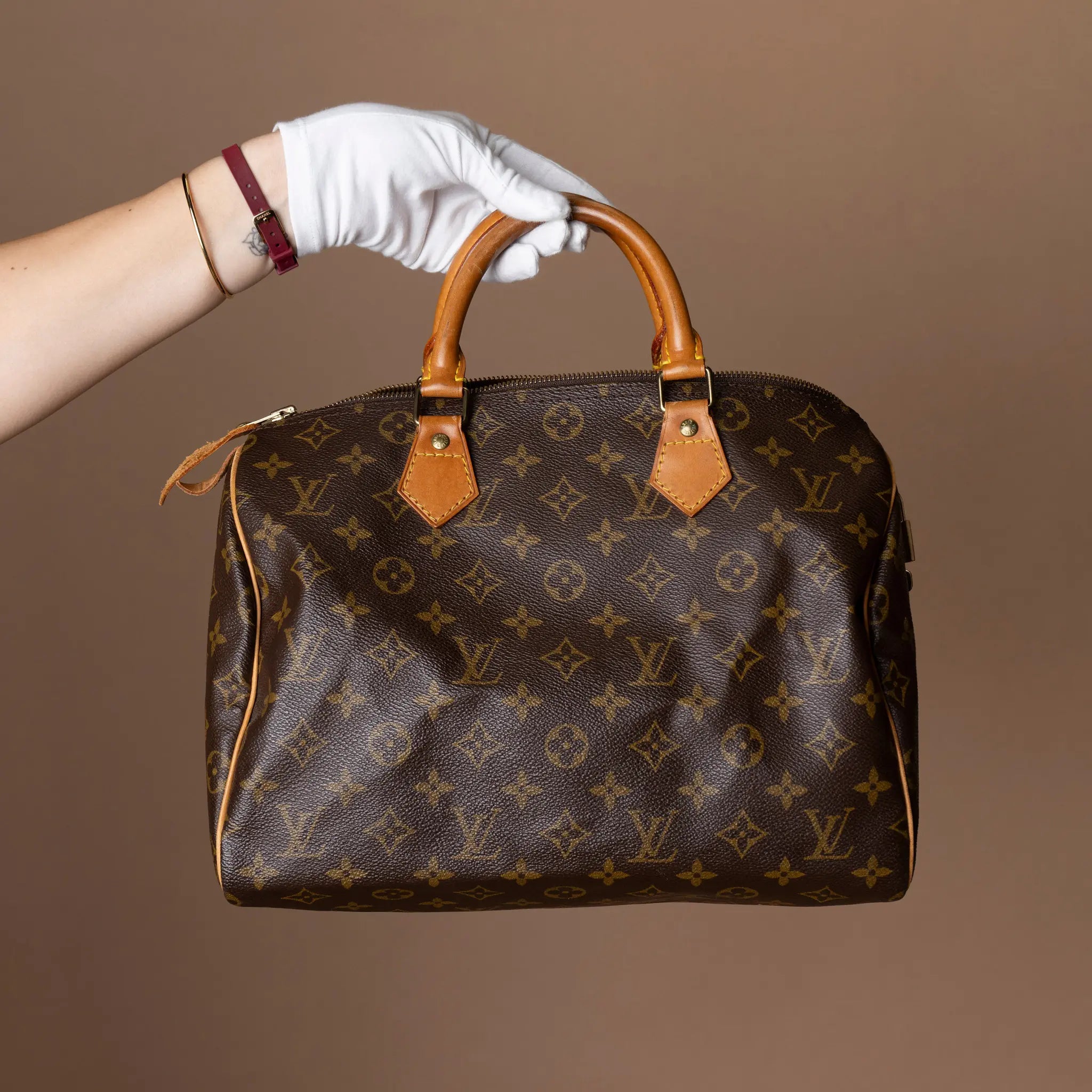 Louis Vuitton Monogram Speedy 30 — Close-up Detail