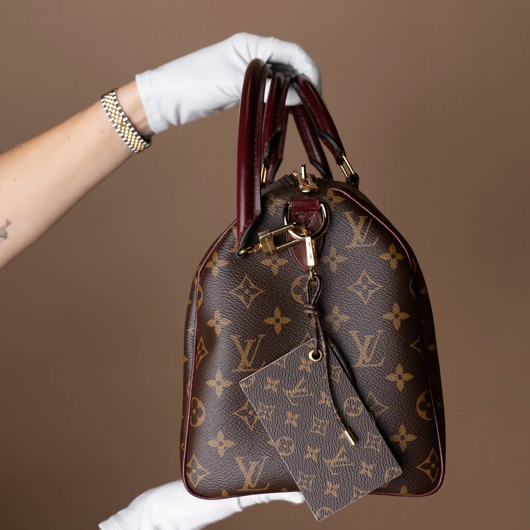 Louis Vuitton Monogram Speedy 30 Soft Celebration — Front View
