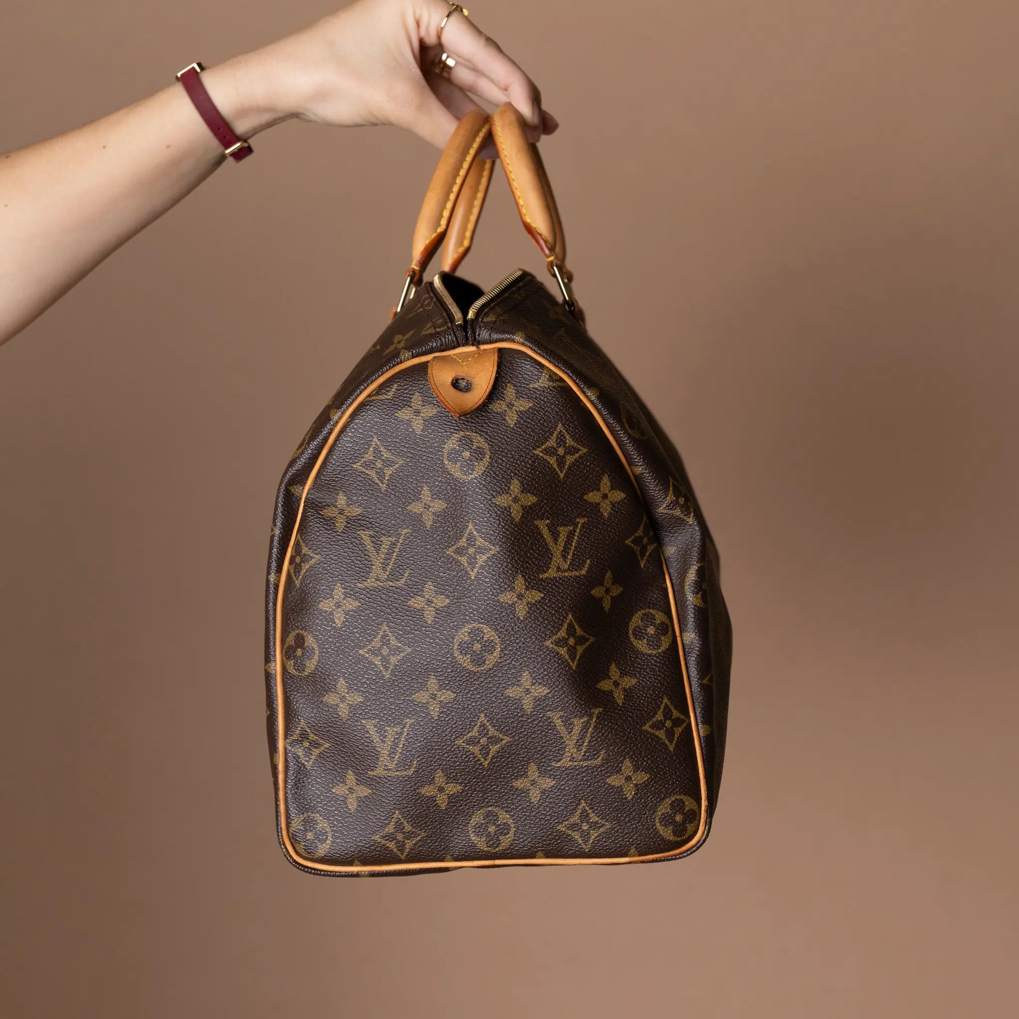 Louis Vuitton Monogram Speedy 35 — Front View