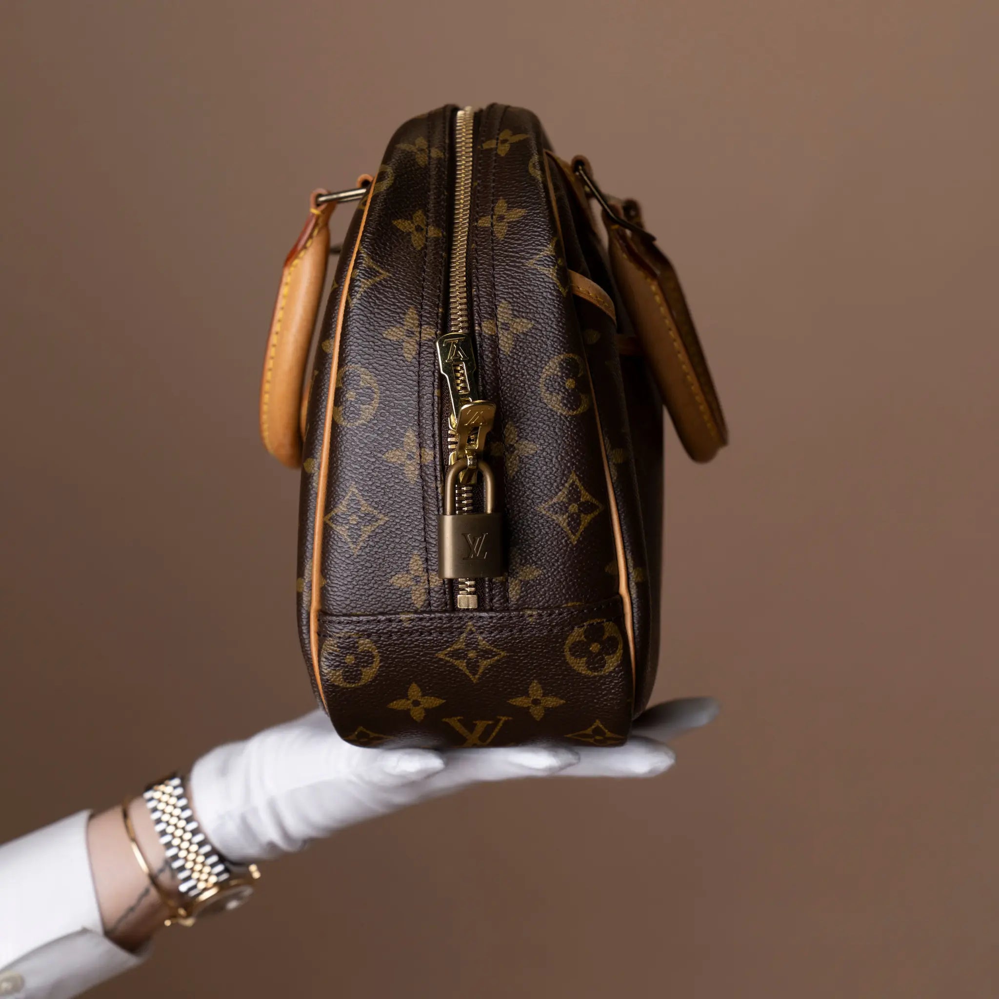 Louis Vuitton Monogram Trouville — Interior Detail