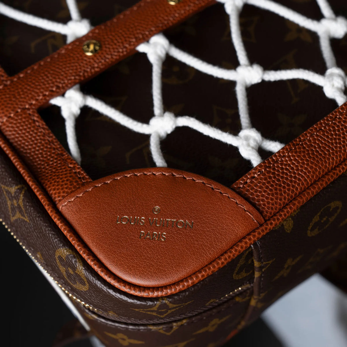 Louis Vuitton NBA Monogram Shoe Box — Front View