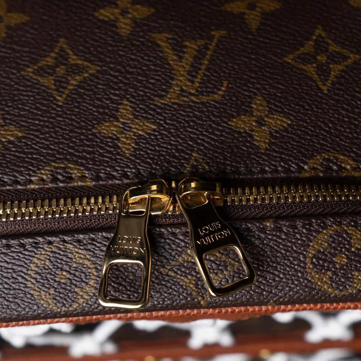 Louis Vuitton NBA Monogram Shoe Box — Close-up Detail
