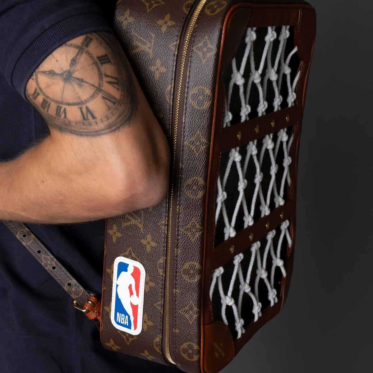 Louis Vuitton NBA Monogram Shoe Box — Detail View