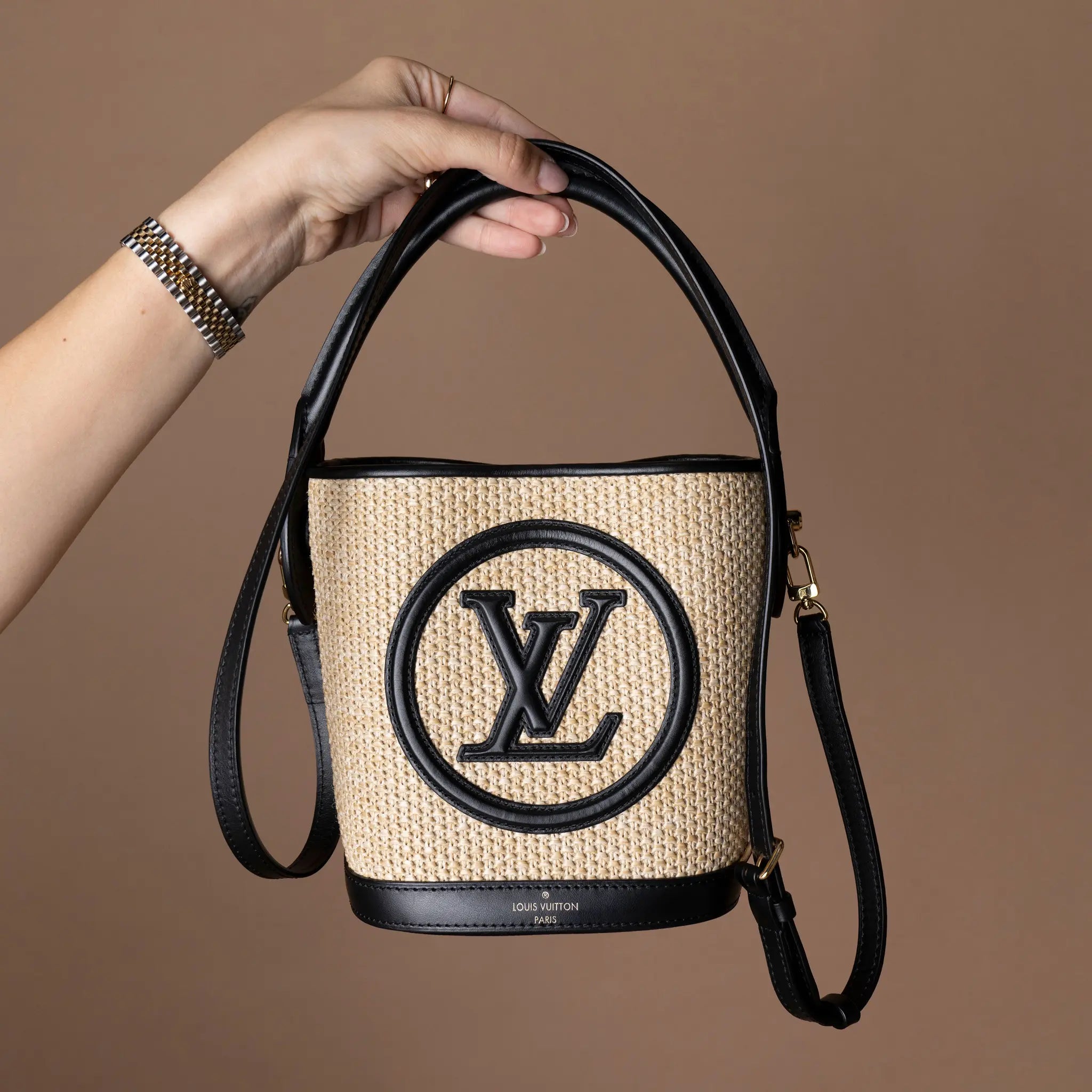 Louis Vuitton Raffia Petit Bucket — Featured Image