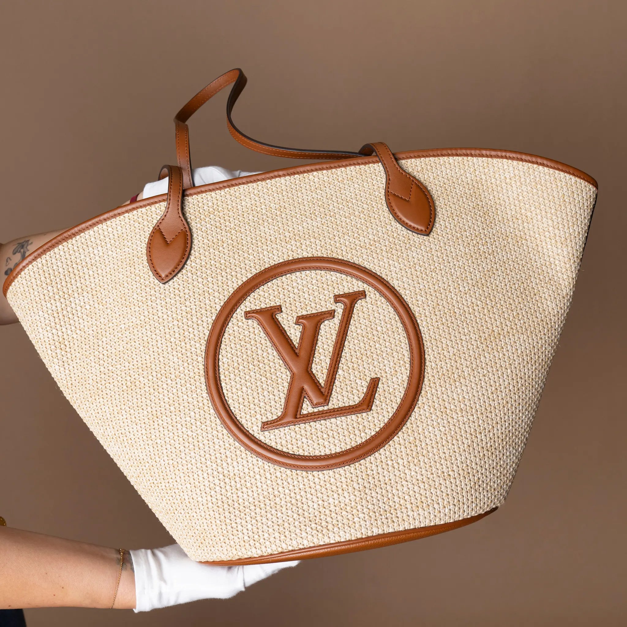 Louis Vuitton Raffia Saint Jacques — Back View