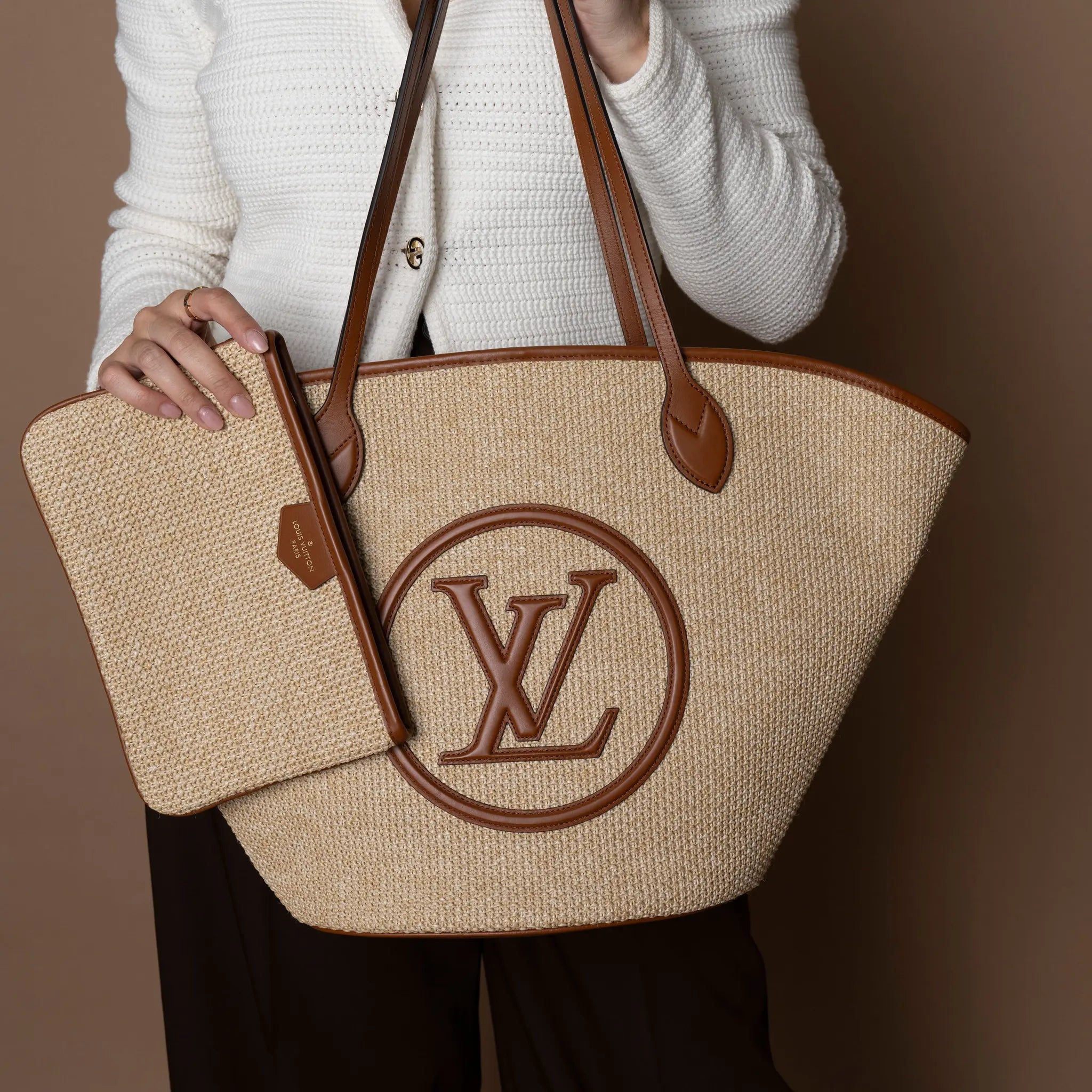 Louis Vuitton Raffia Saint Jacques — Side Profile