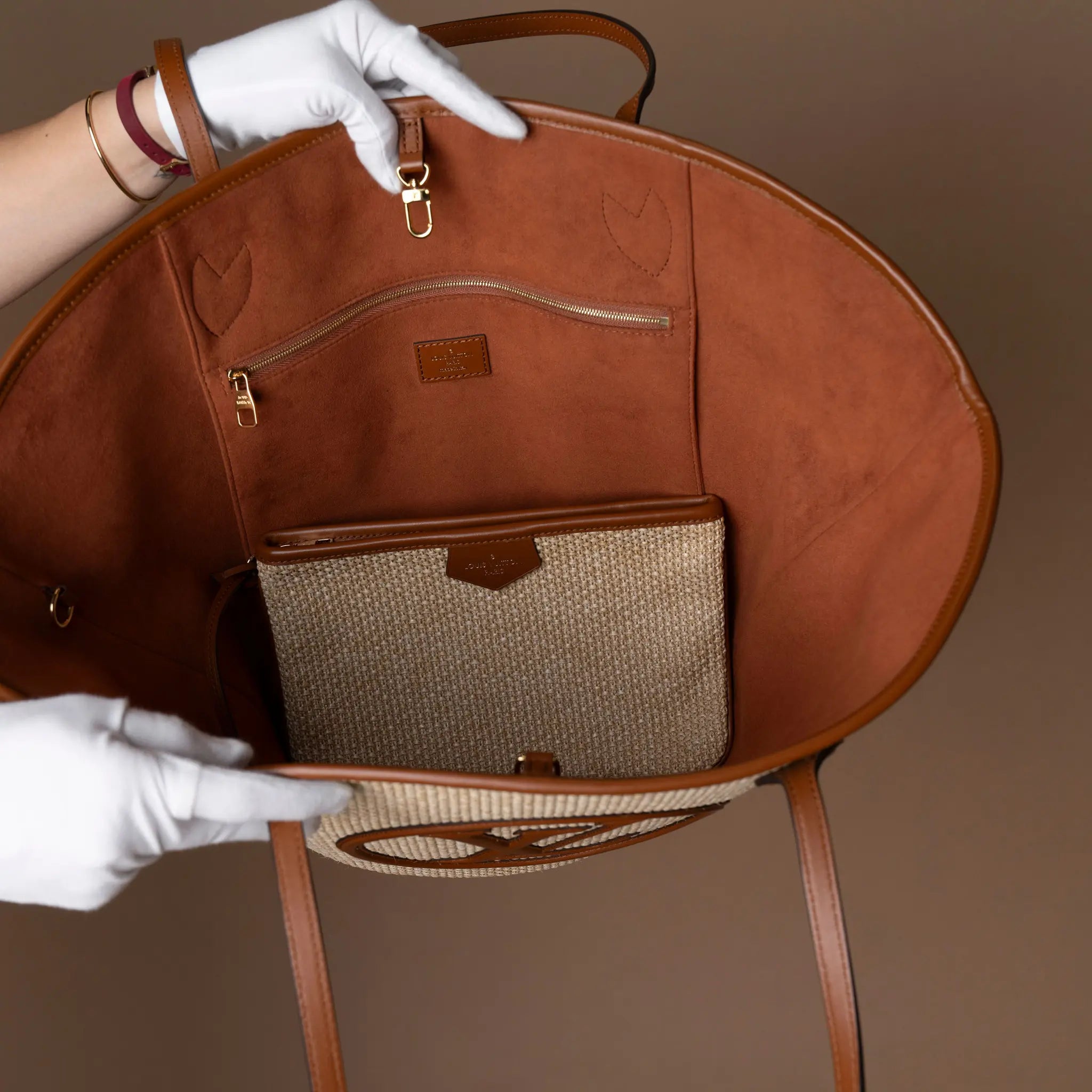Louis Vuitton Raffia Saint Jacques — Side Profile