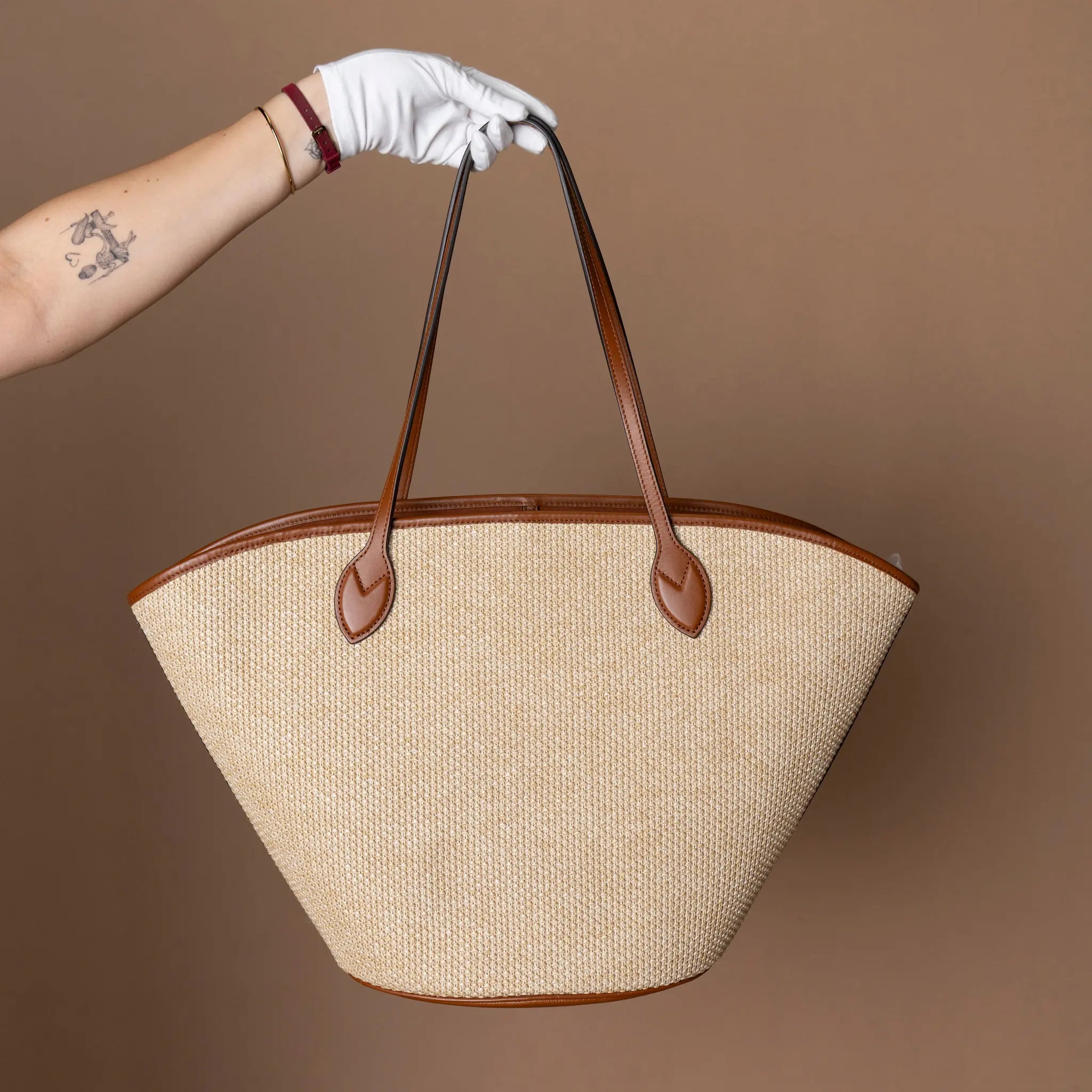 Louis Vuitton Raffia Saint Jacques — Detail View