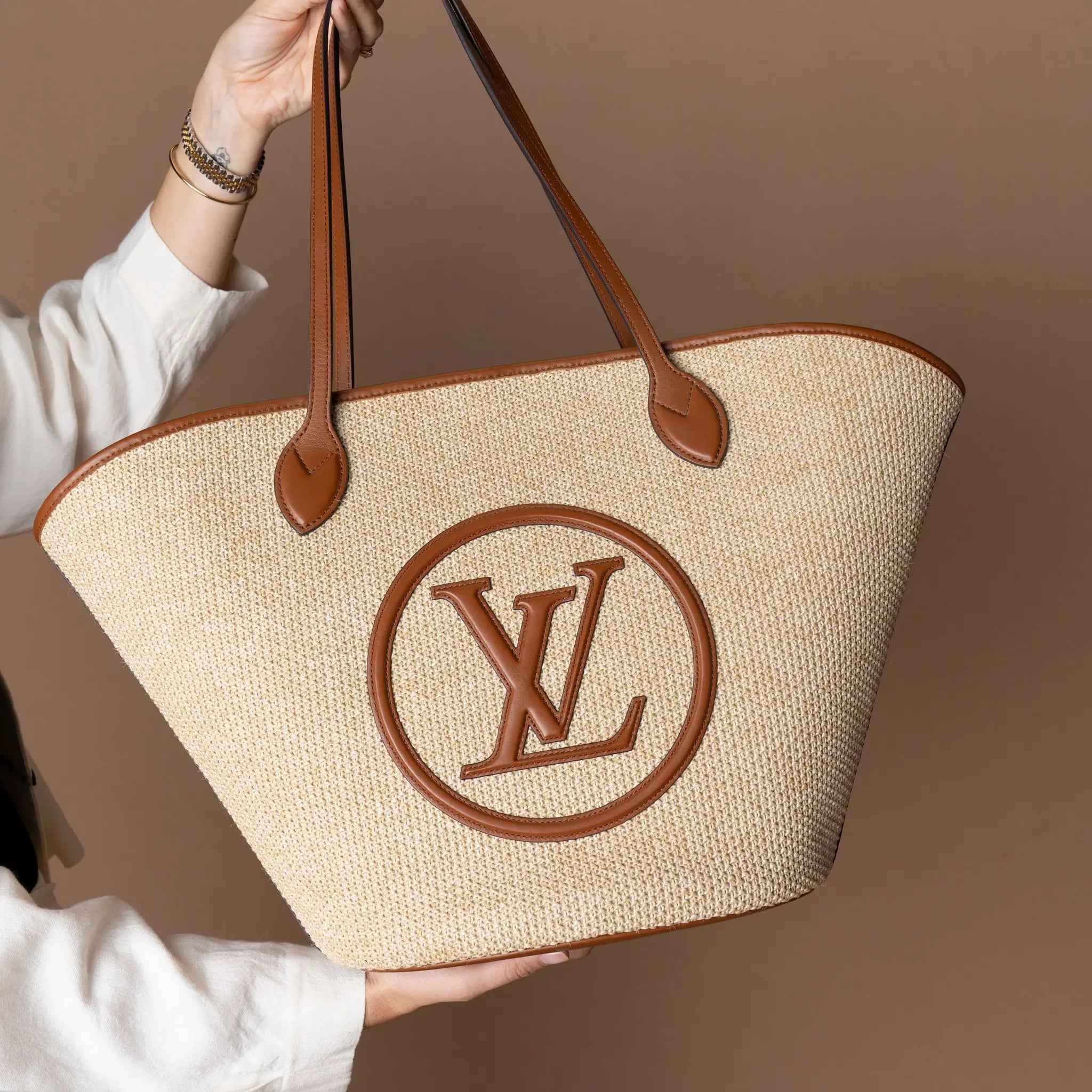Louis Vuitton Raffia Saint Jaques — Front View