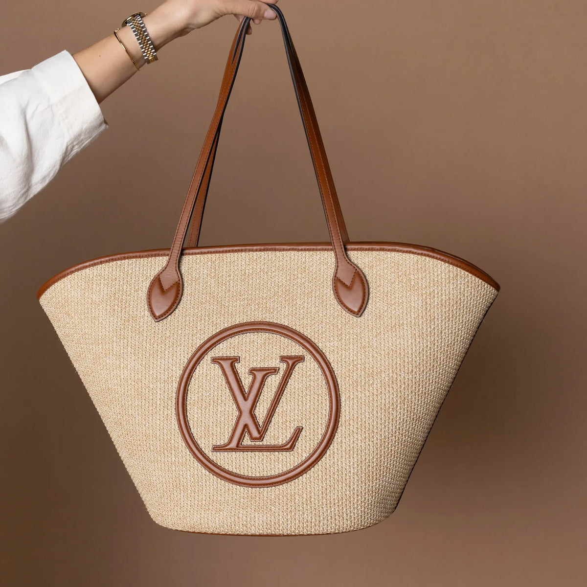 Louis Vuitton Raffia Saint Jaques — Back View