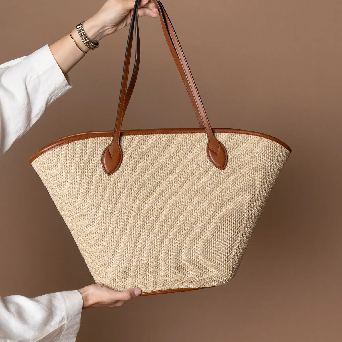 Louis Vuitton Raffia Saint Jaques — Interior Detail