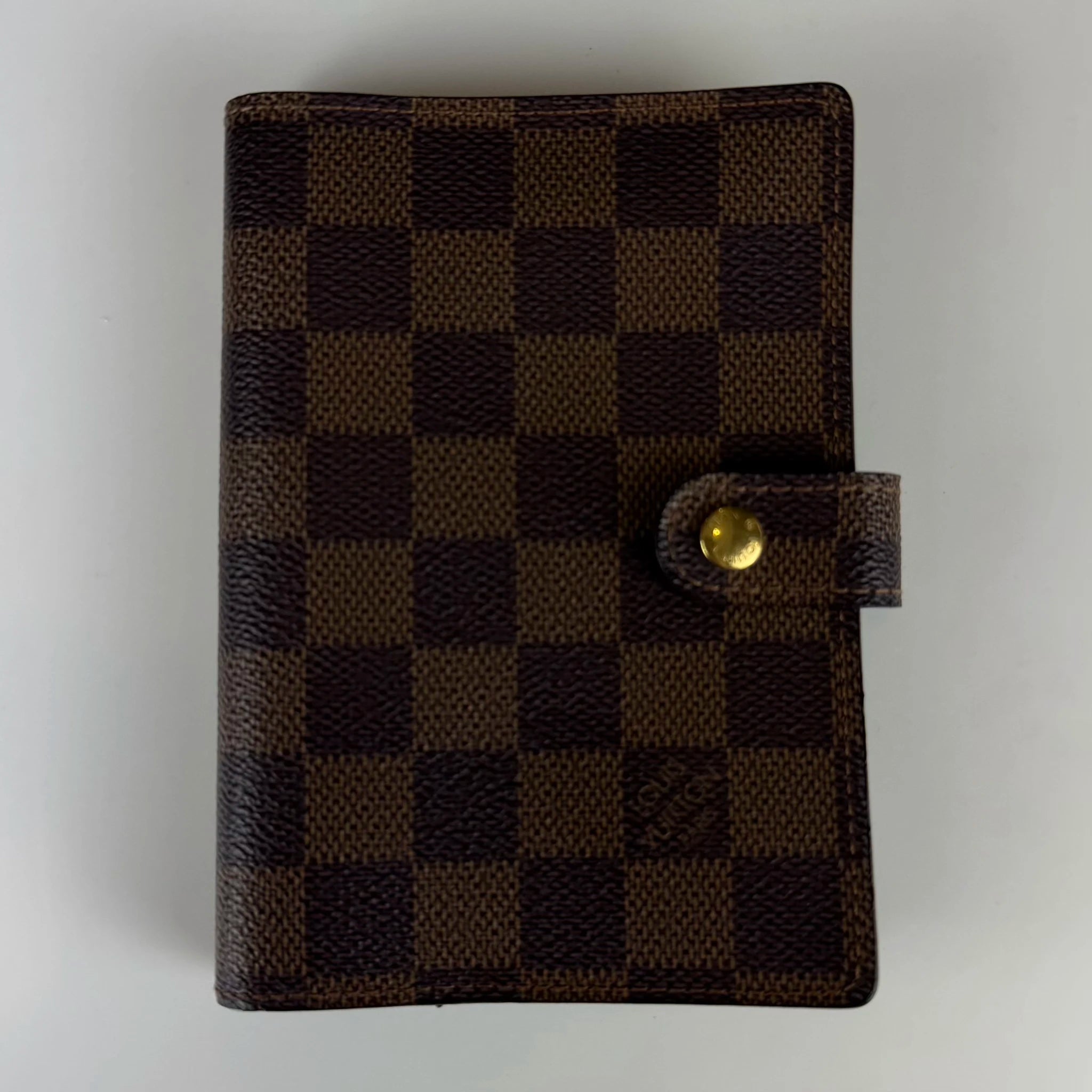 Louis Vuitton Small Damier Ebene Ring Agenda Cover