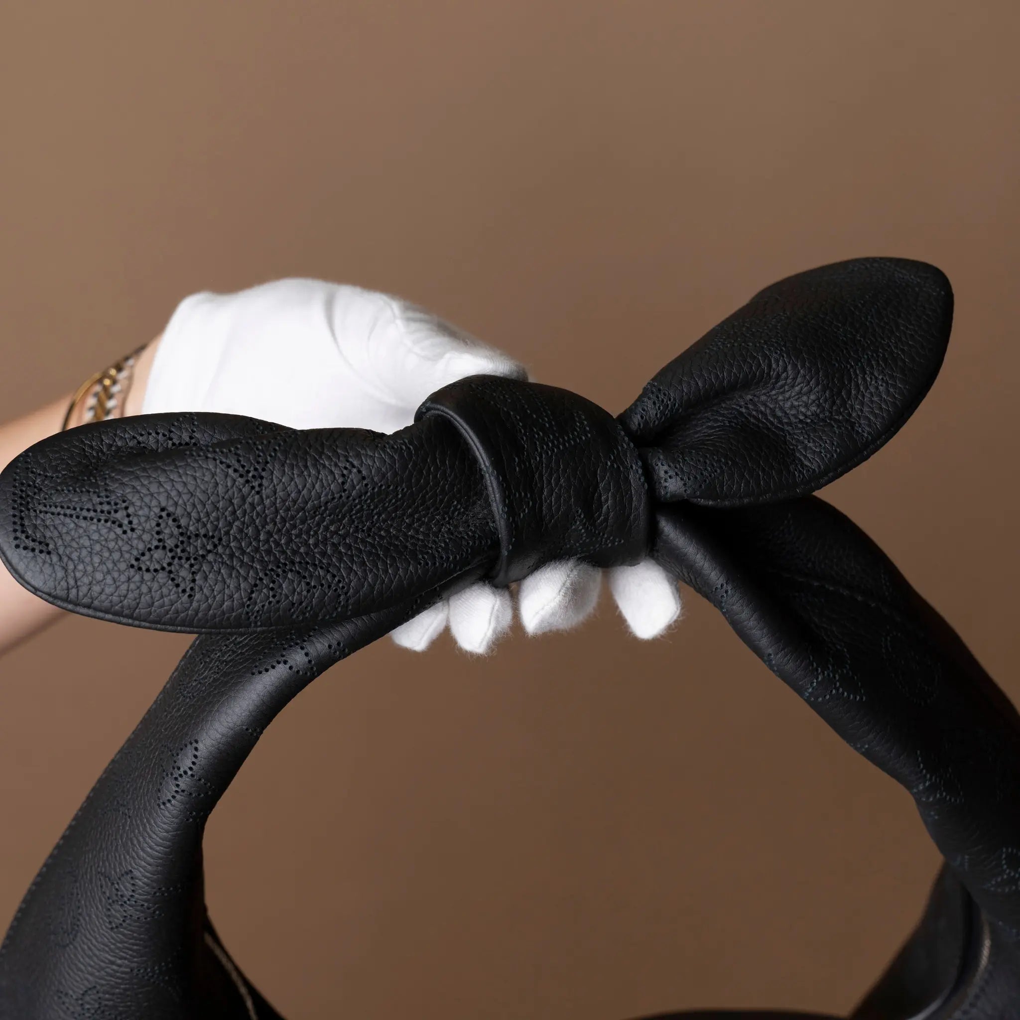 Louis Vuitton Why Not Mahina MM Noir — Side Profile