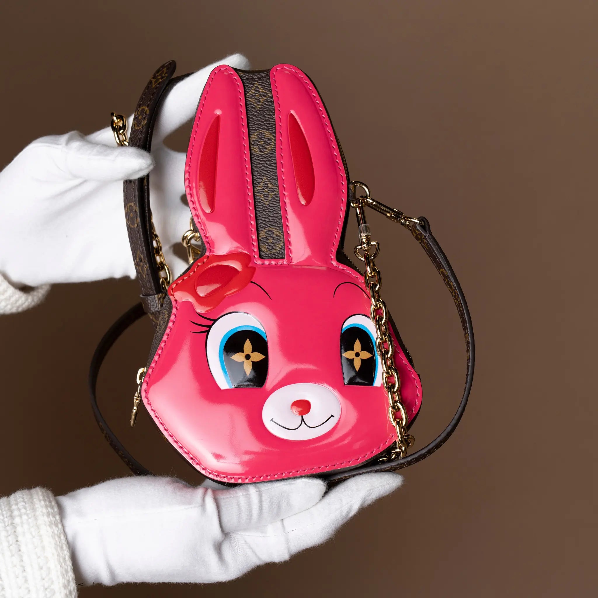 Louis Vuitton WOC Rabbit Animing Rose — Interior Detail