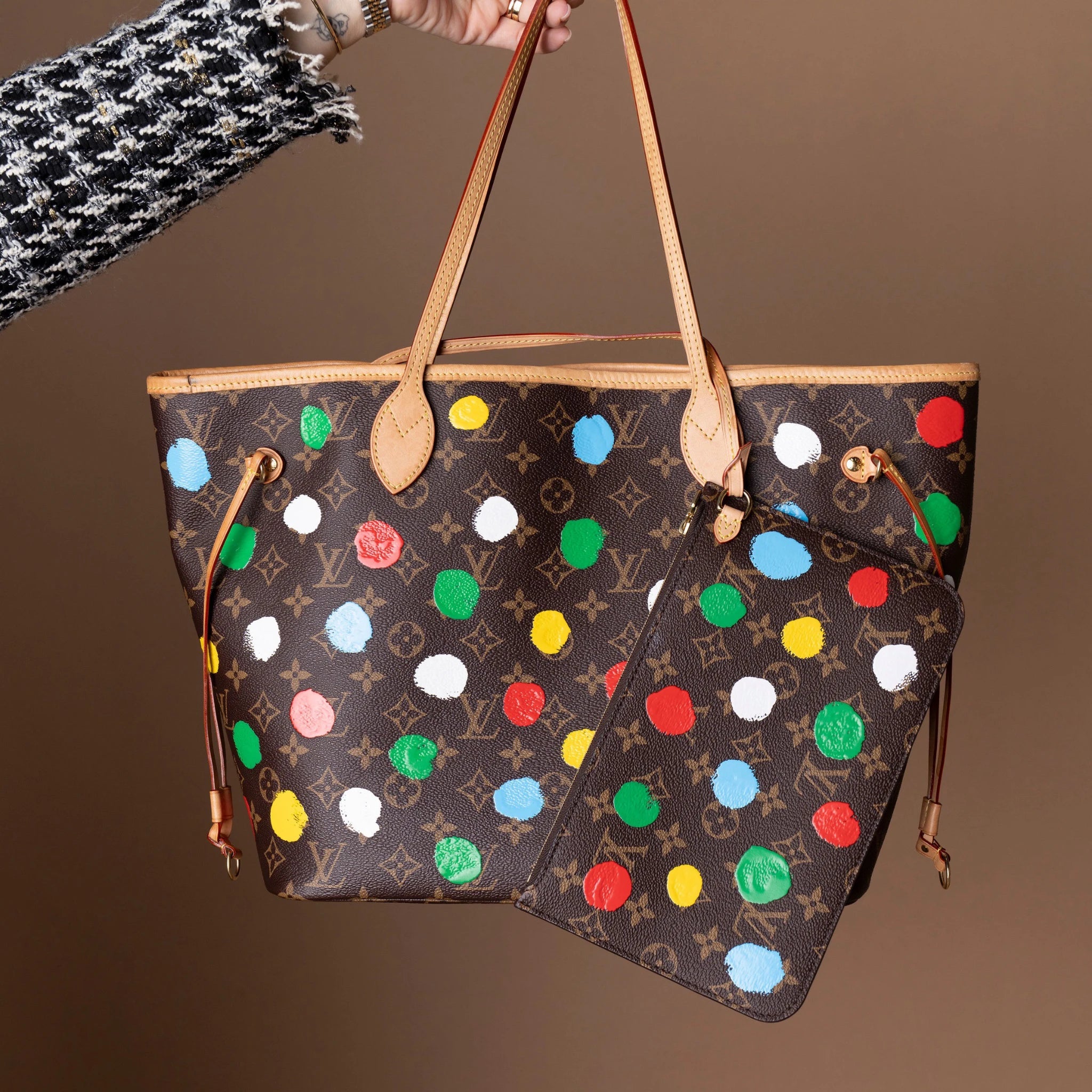 Louis Vuitton Yayoi Kusama Monogram Painted Dots Neverfull MM