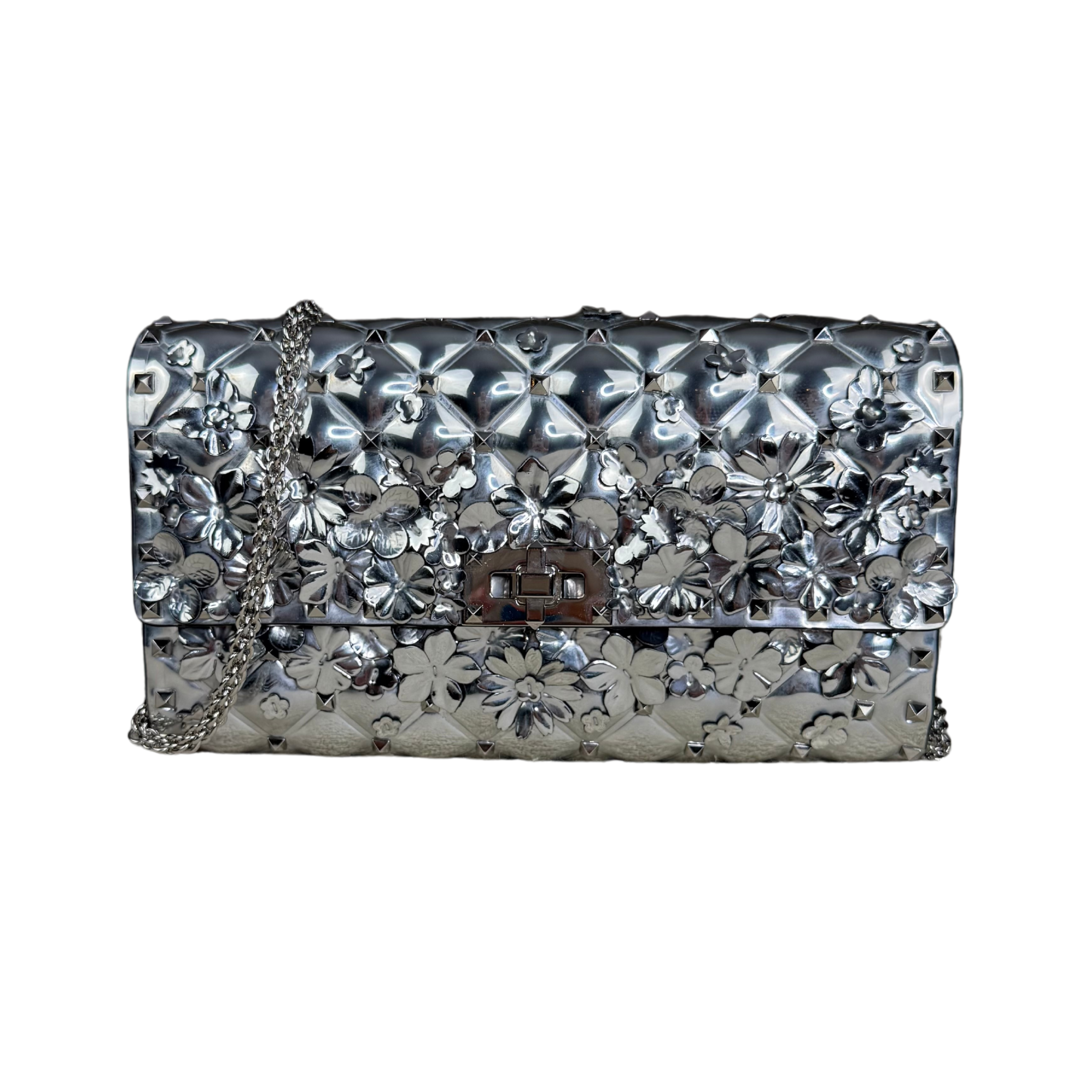 Valentino Garavani Metallic Clutch