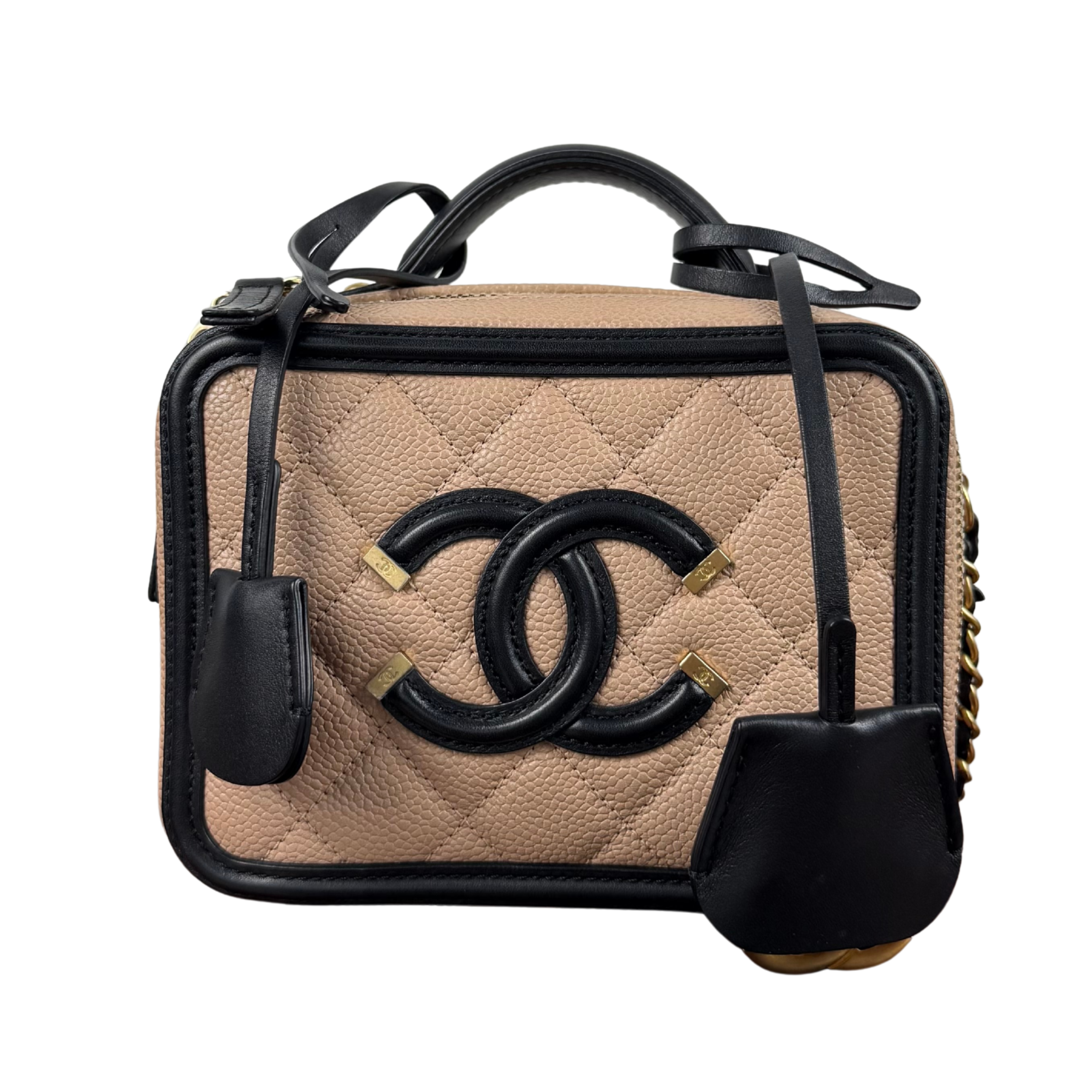 Chanel Filigree Vanity Case