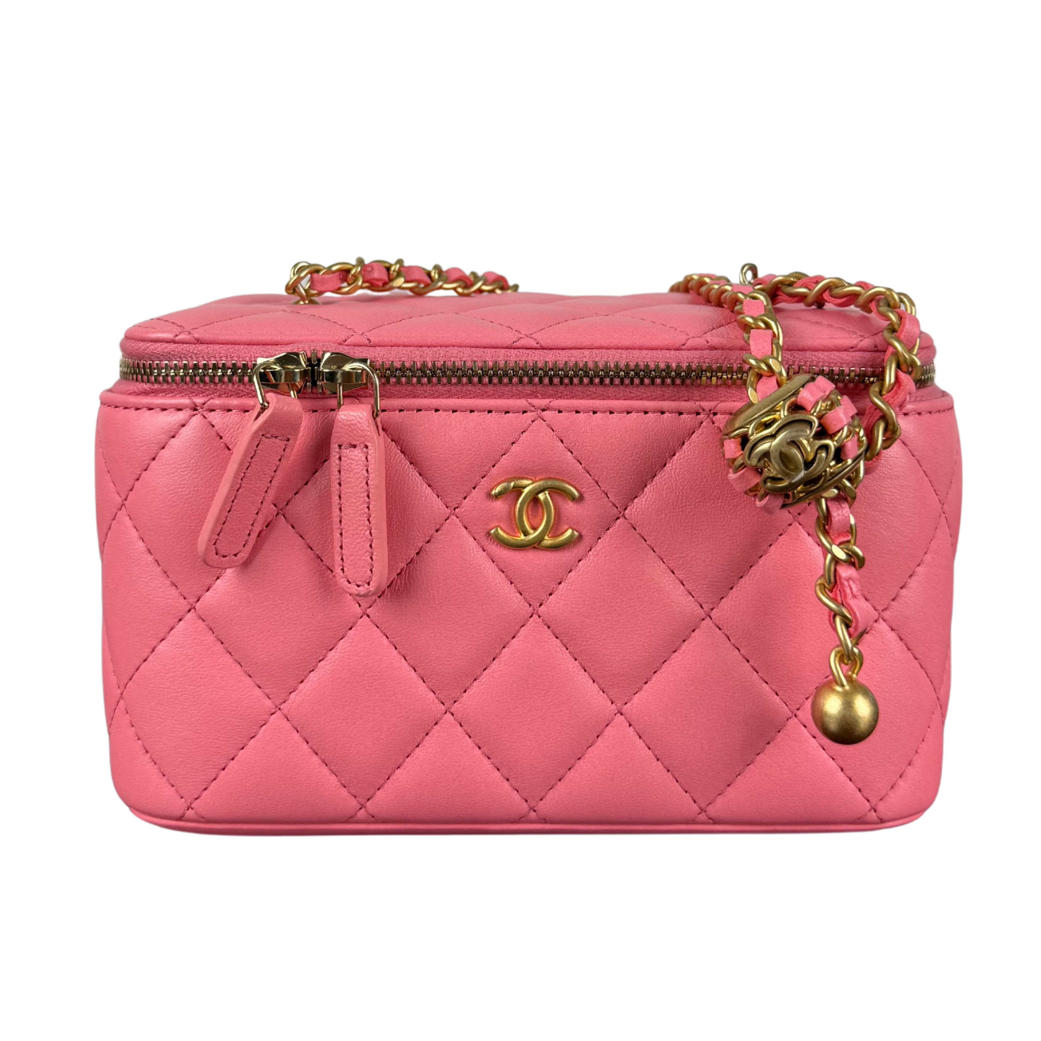 Chanel Vanity Case With Chain