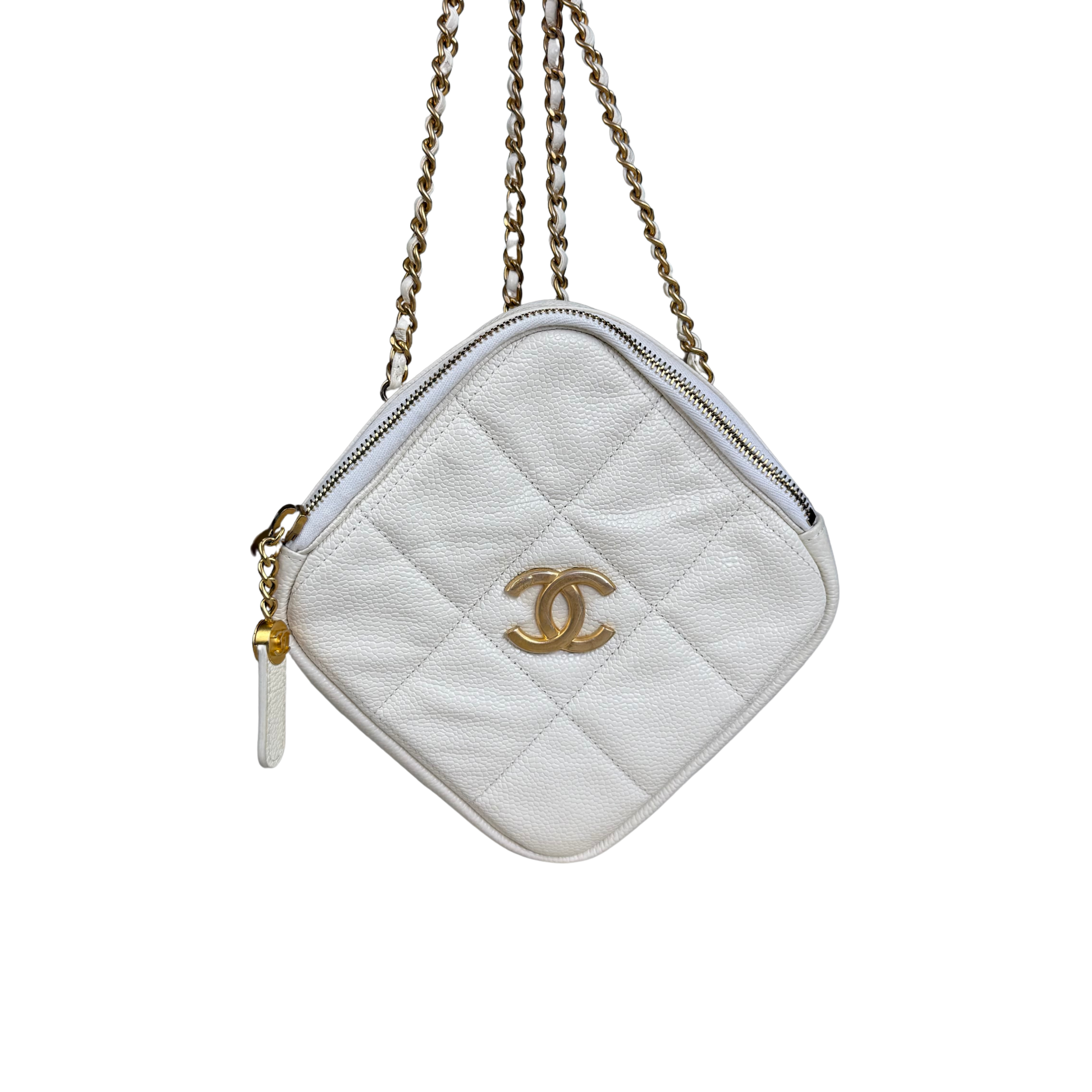 Chanel Diamond Clutch