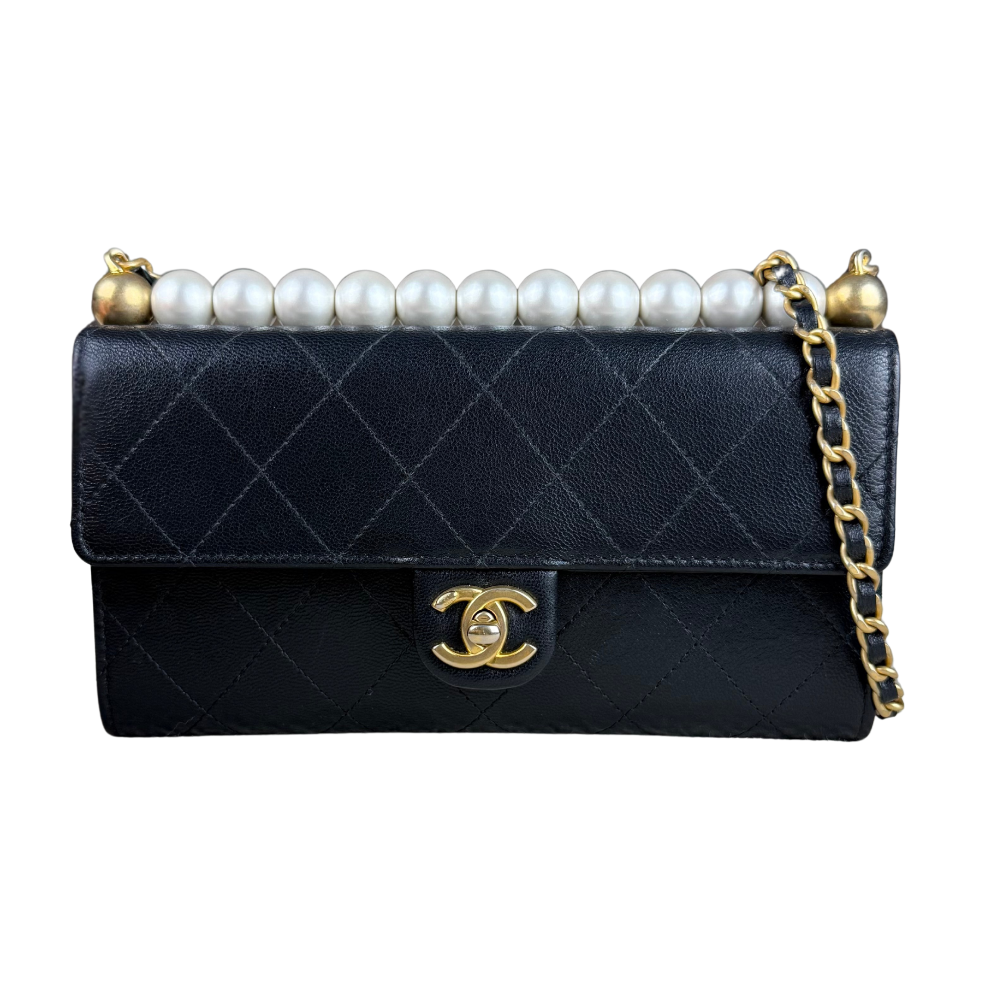 Chanel Chic Pearls Clutch