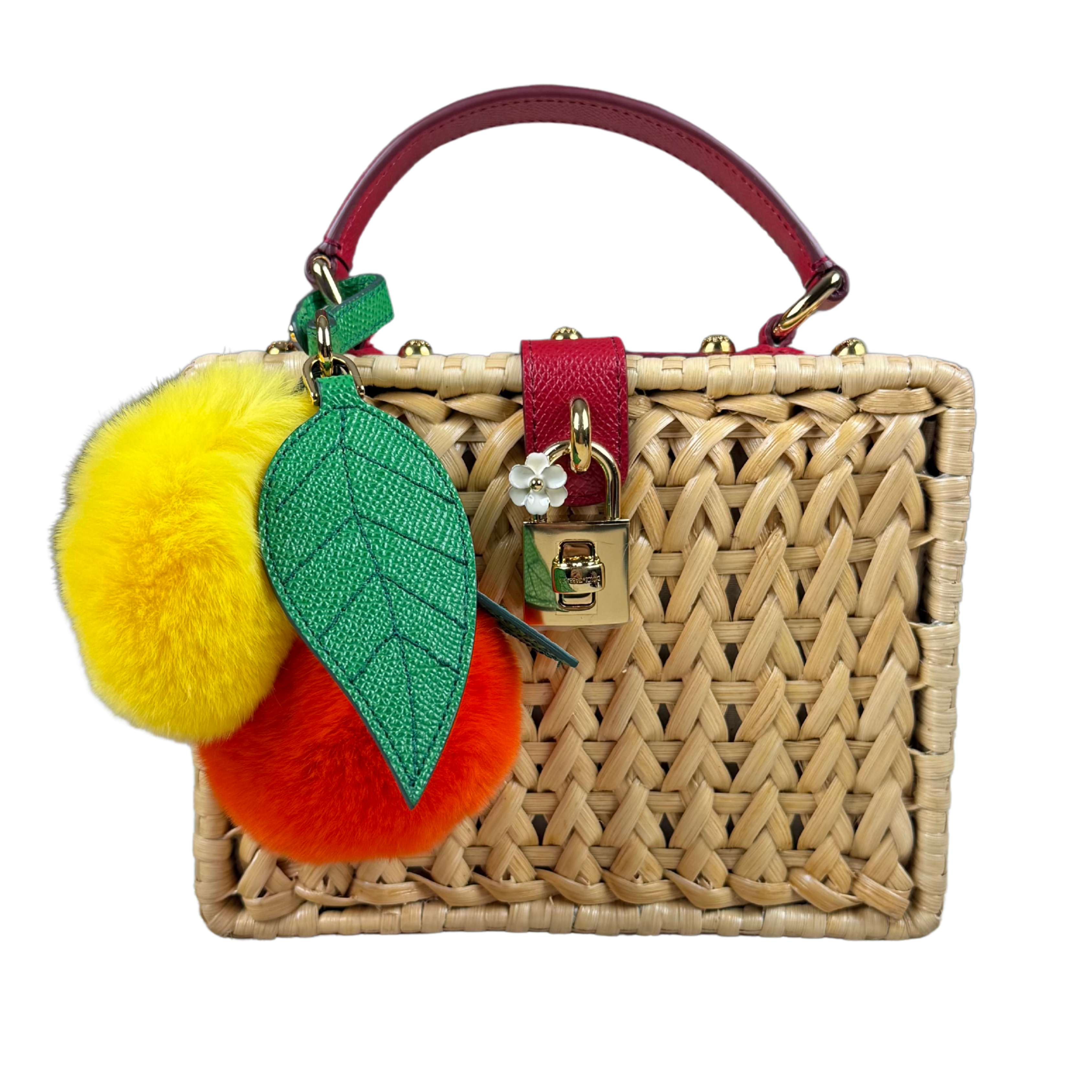 Dolce & Gabbana Raffia Box Bag