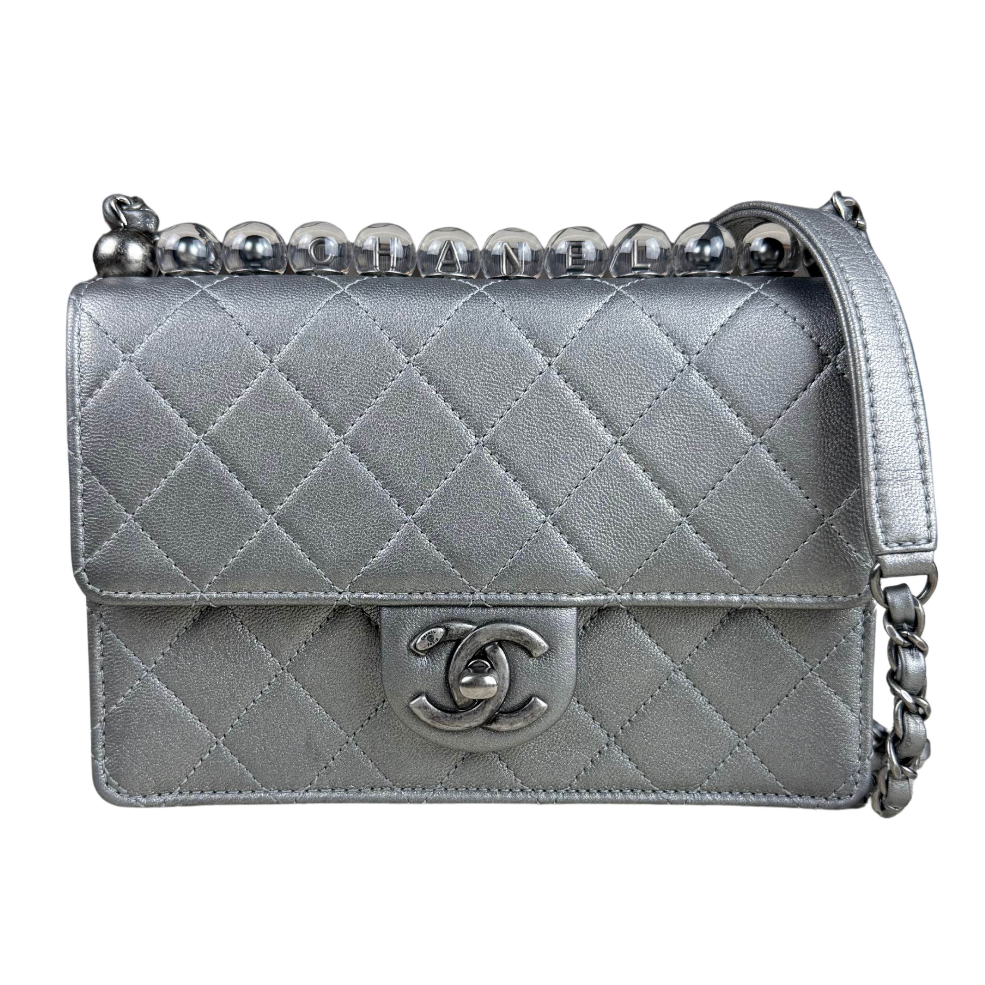 Chanel Metallic Clutch