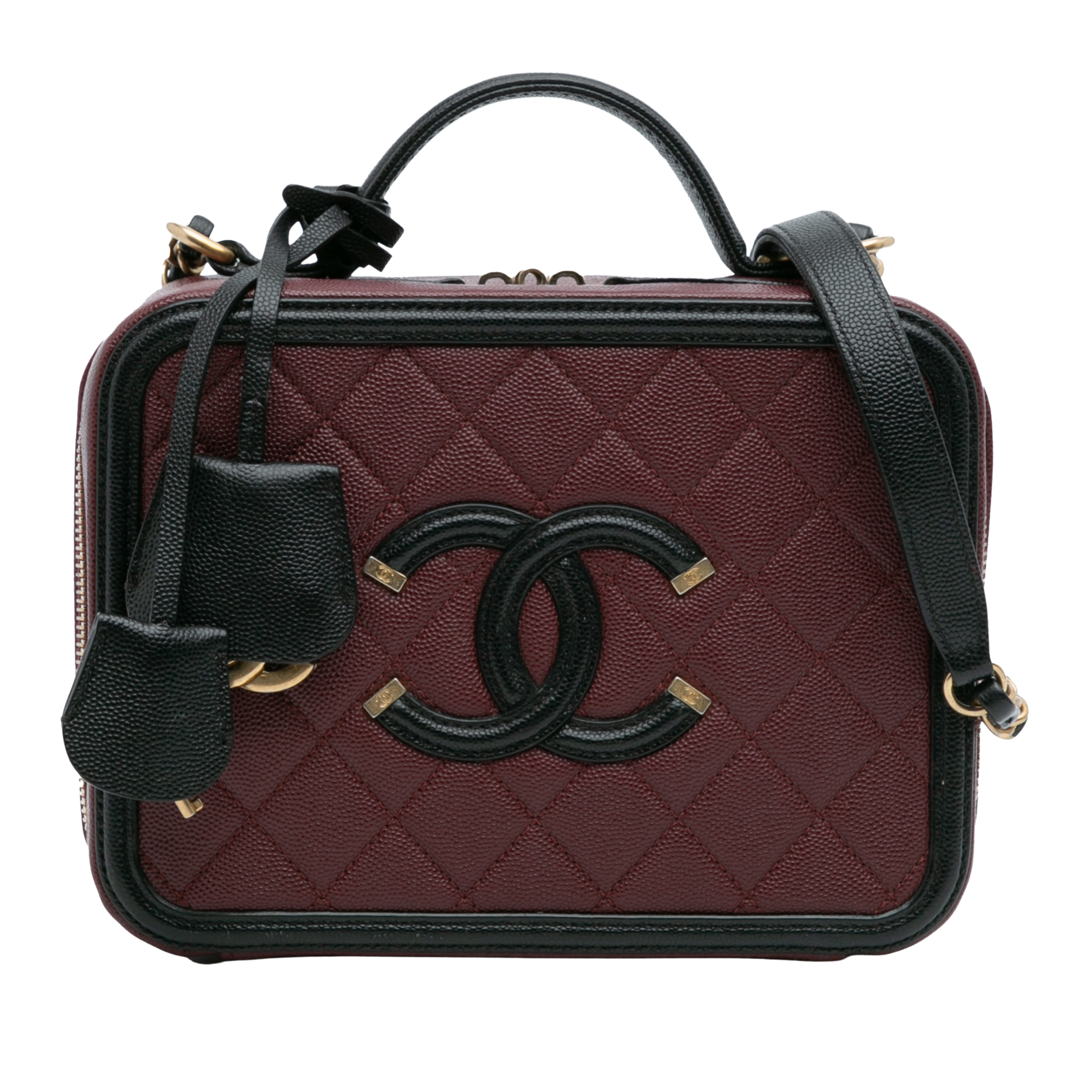 Chanel Bicolor Filigree Vanity Case