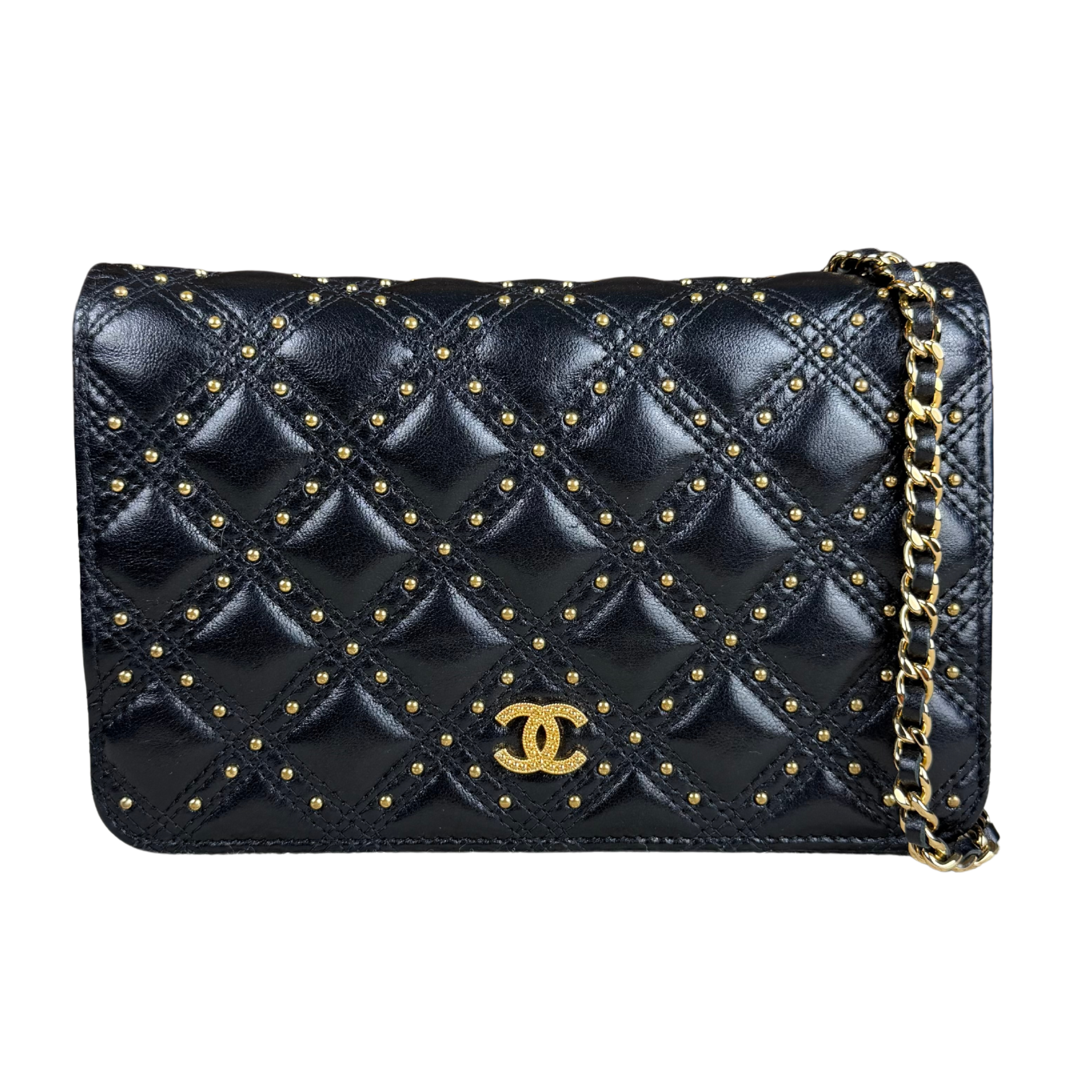 Chanel WOC Studded Diamond