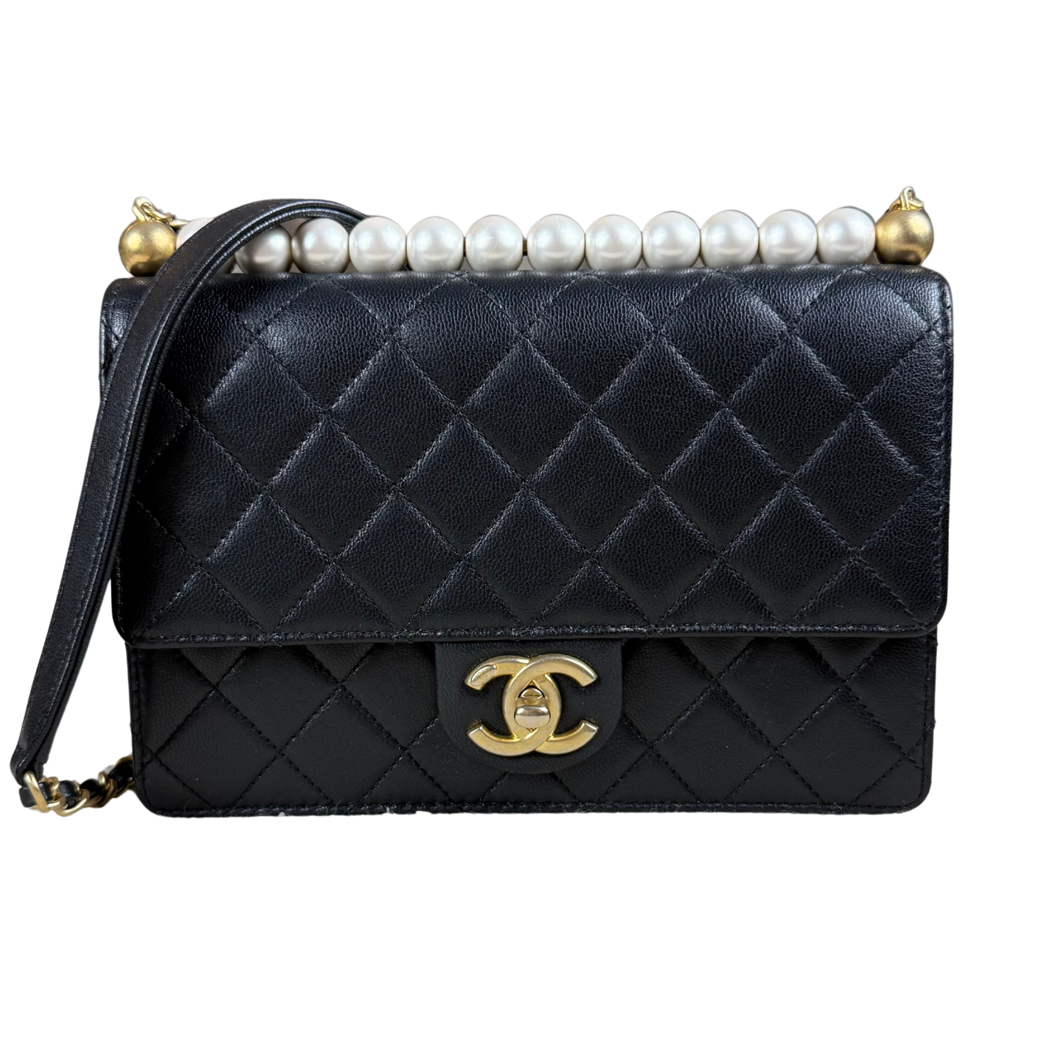 Chanel Pearl Cruch Mini Flap