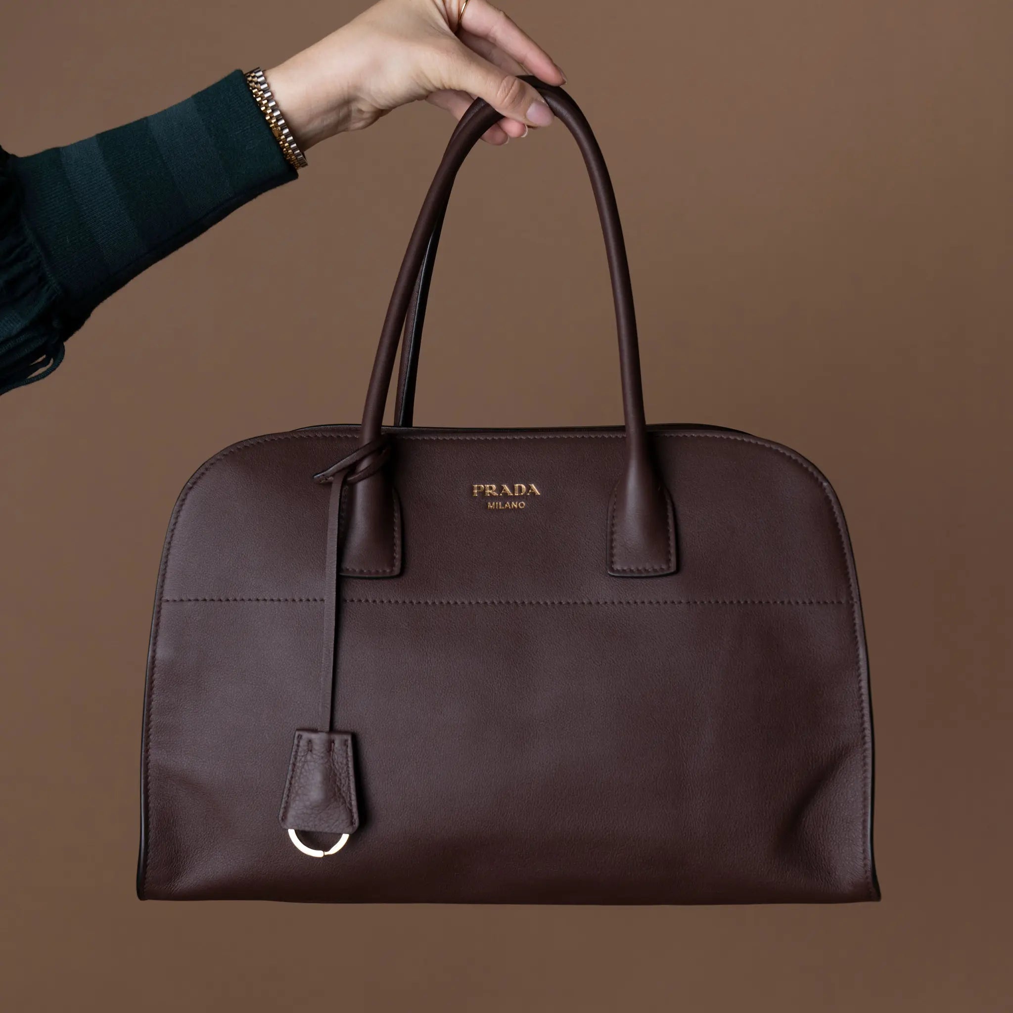 Prada Large Leather Tote