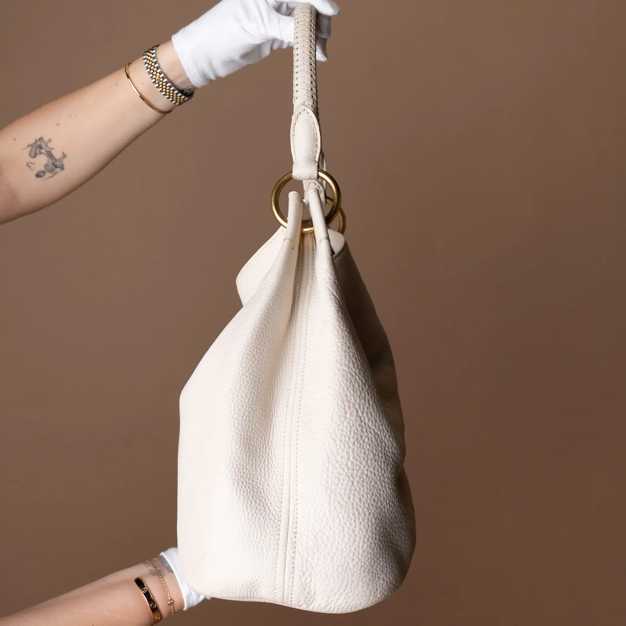Prada Leather Tote Bag — Interior Detail