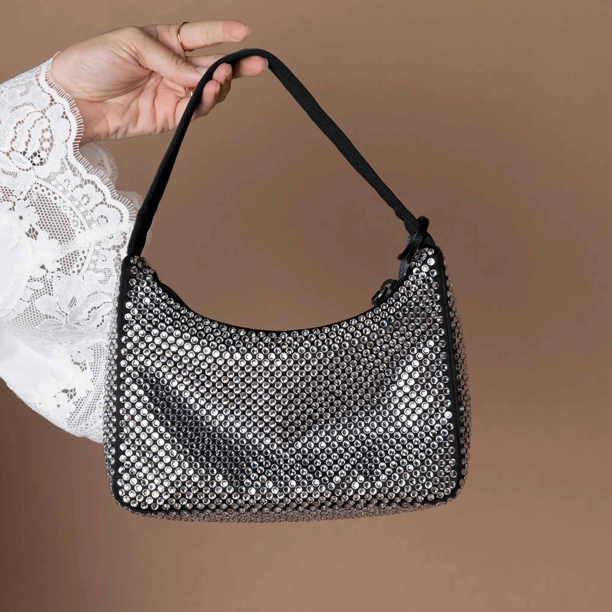 Prada Re-Edition 2000 Crystal black — Back View