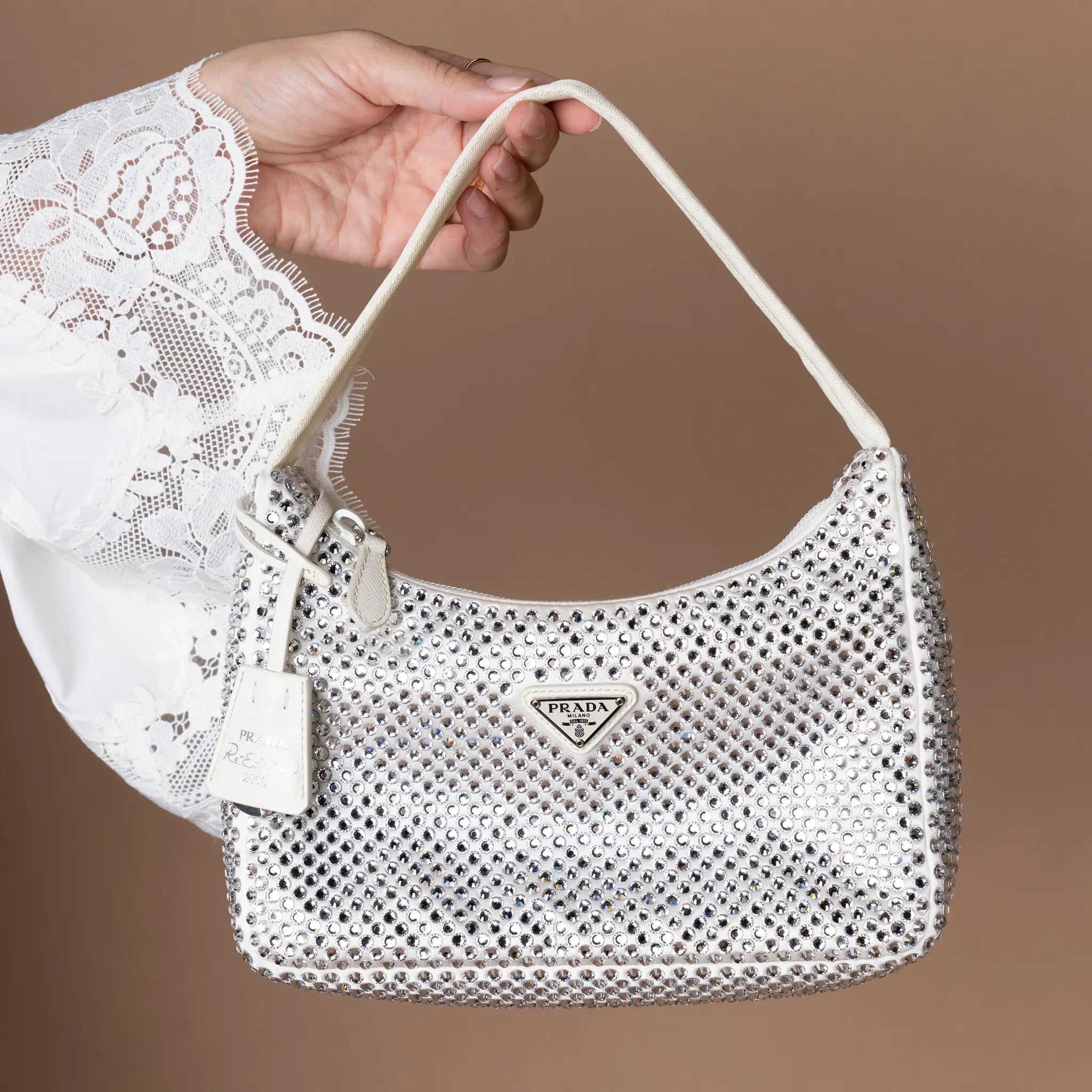 Prada Re-Edition 2000 Crystal white — Featured Image