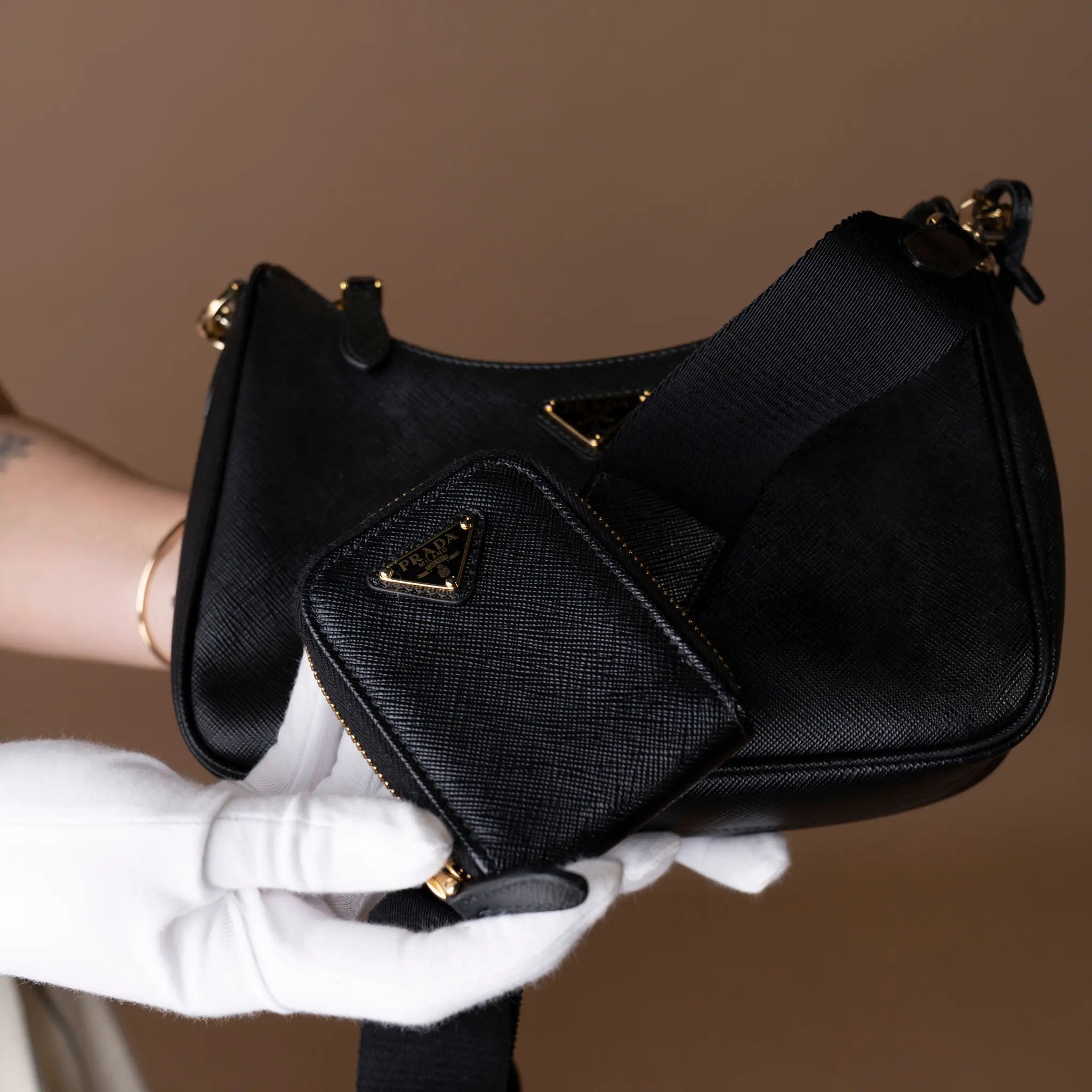 Prada Saffiano Re-Edition 2005 — Back View