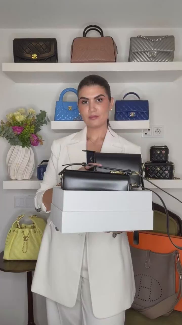 Celine Classique Shiny Calfskin Triomphe Crossbody — Vídeo