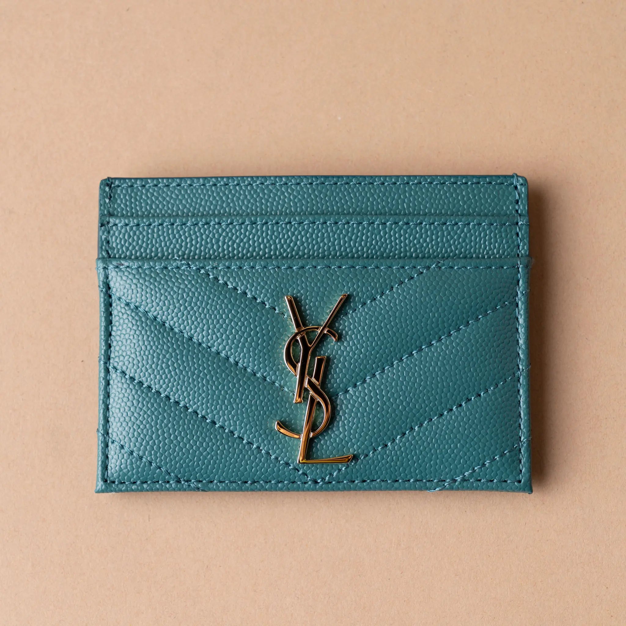 Saint Laurent Grain De Poudre Cassandre Card Holder — Featured Image
