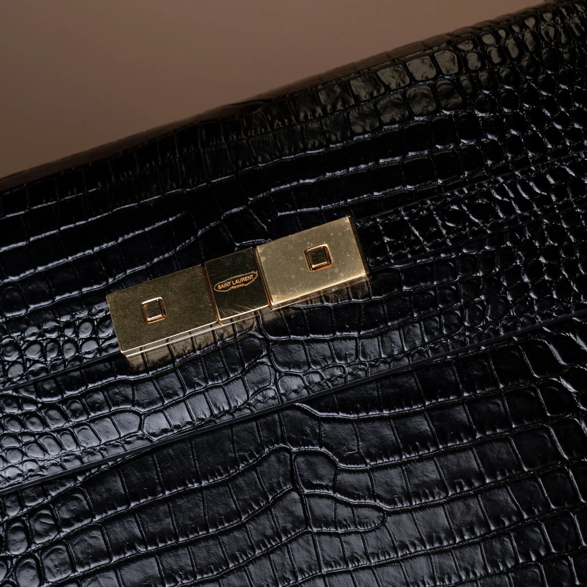 Saint Laurent Manhattan Shoulder Bag — Side Profile