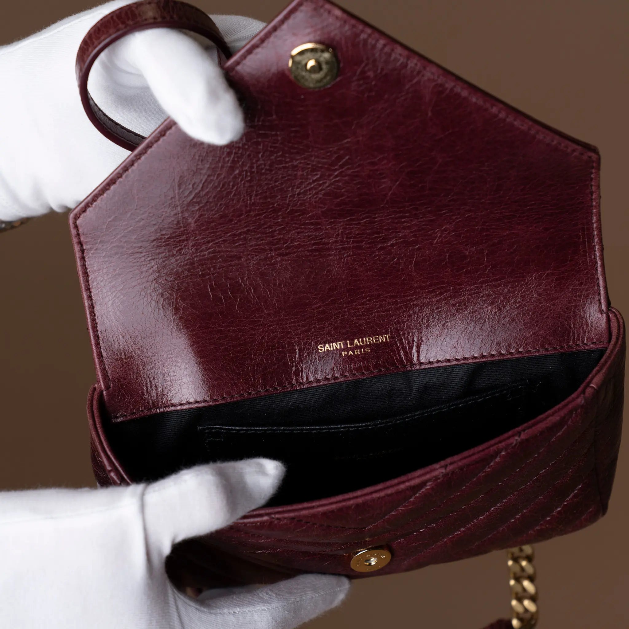 Saint Laurent Mini College — Front View