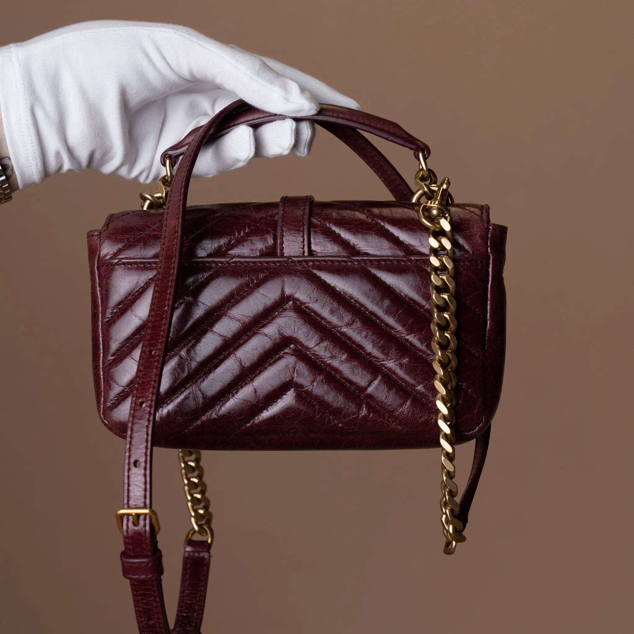 Saint Laurent Mini College — Side Profile